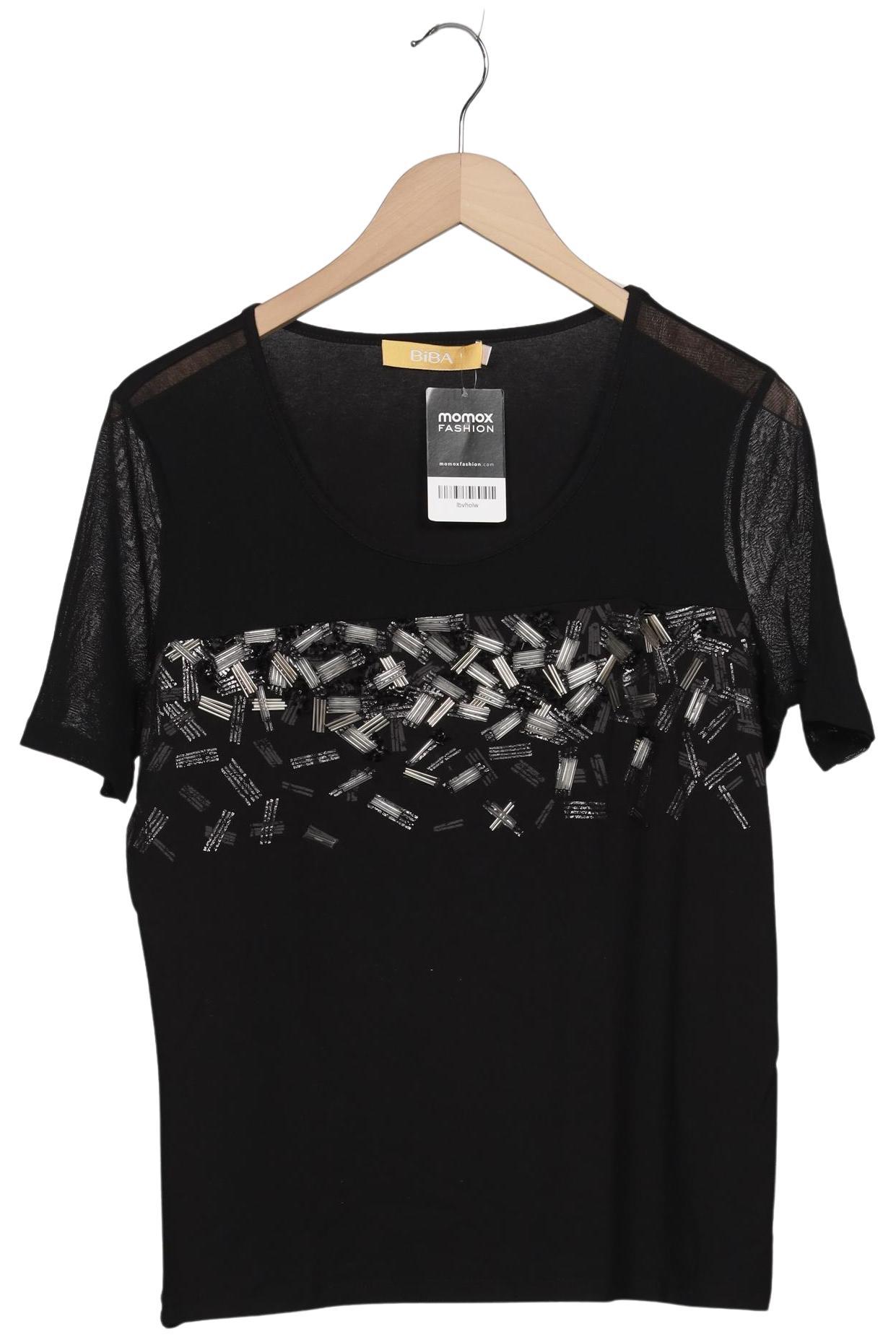 

BiBA Damen T-Shirt, schwarz, Gr. 42
