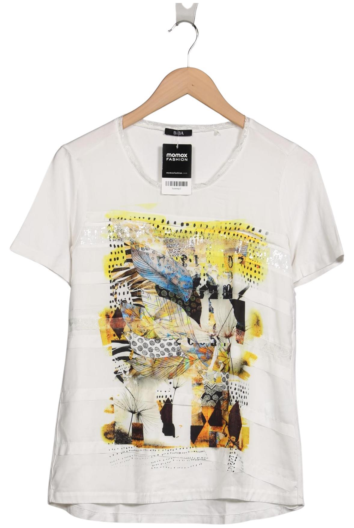 

BiBA Damen T-Shirt, weiß, Gr. 34