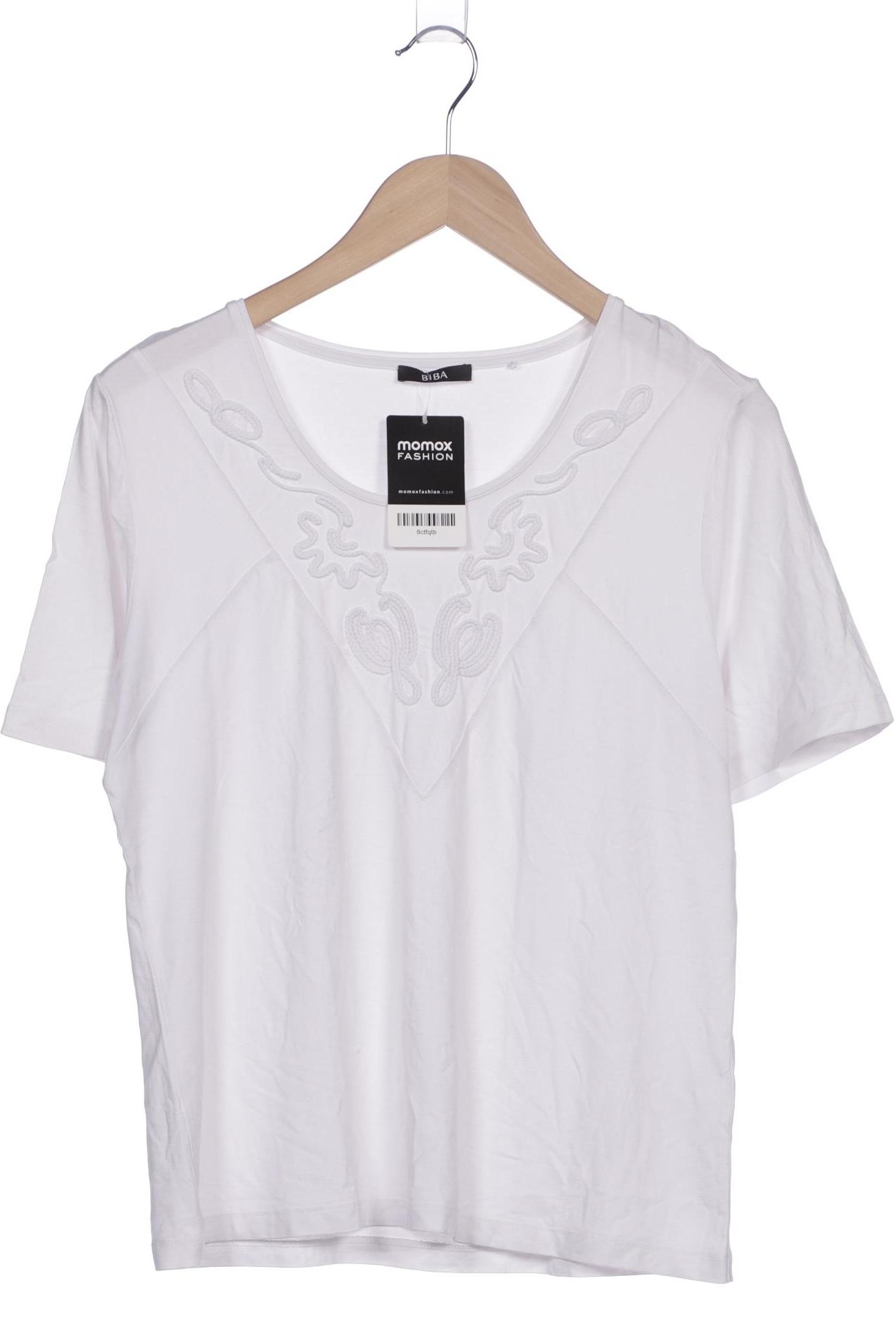 

BiBA Damen T-Shirt, weiß, Gr. 42