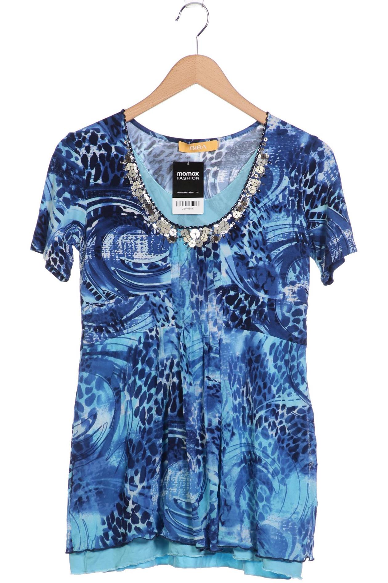 

BiBA Damen T-Shirt, blau, Gr. 36