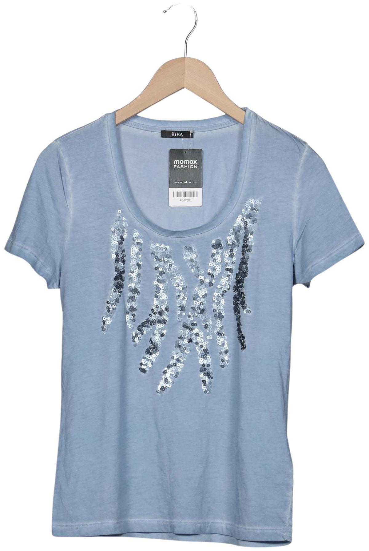 

BiBA Damen T-Shirt, blau, Gr. 36