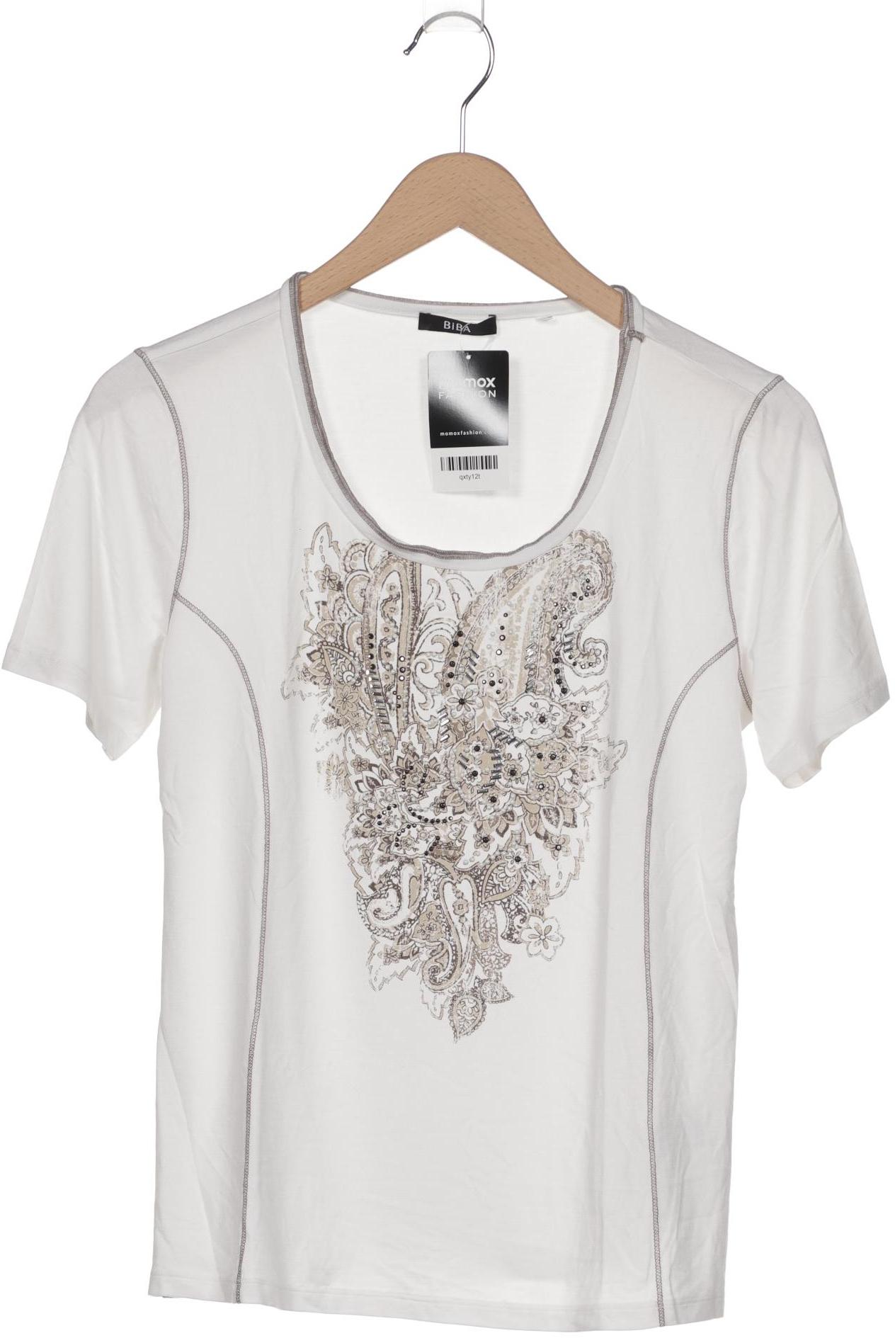 

BiBA Damen T-Shirt, weiß, Gr. 38