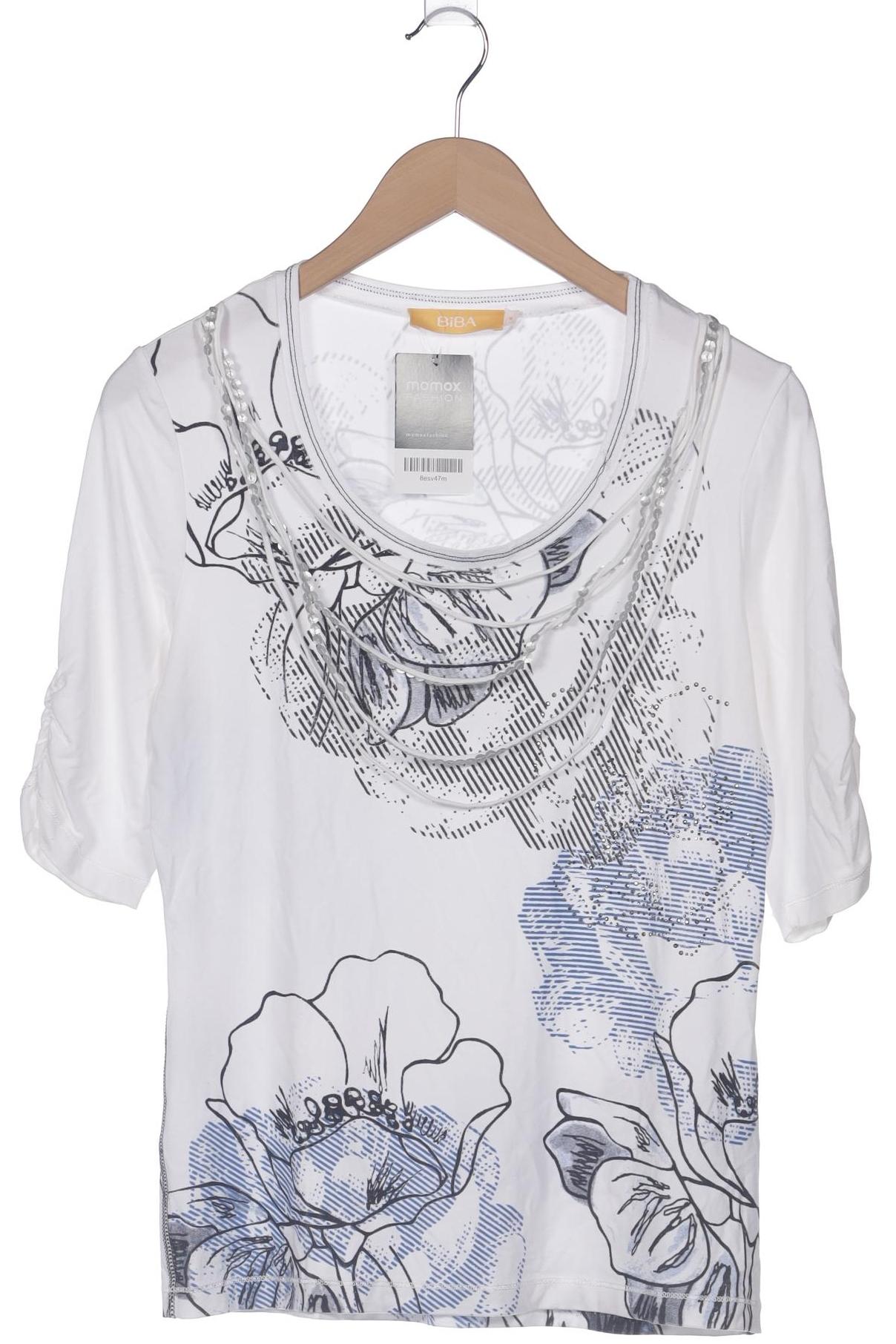 

BiBA Damen T-Shirt, weiß, Gr. 38