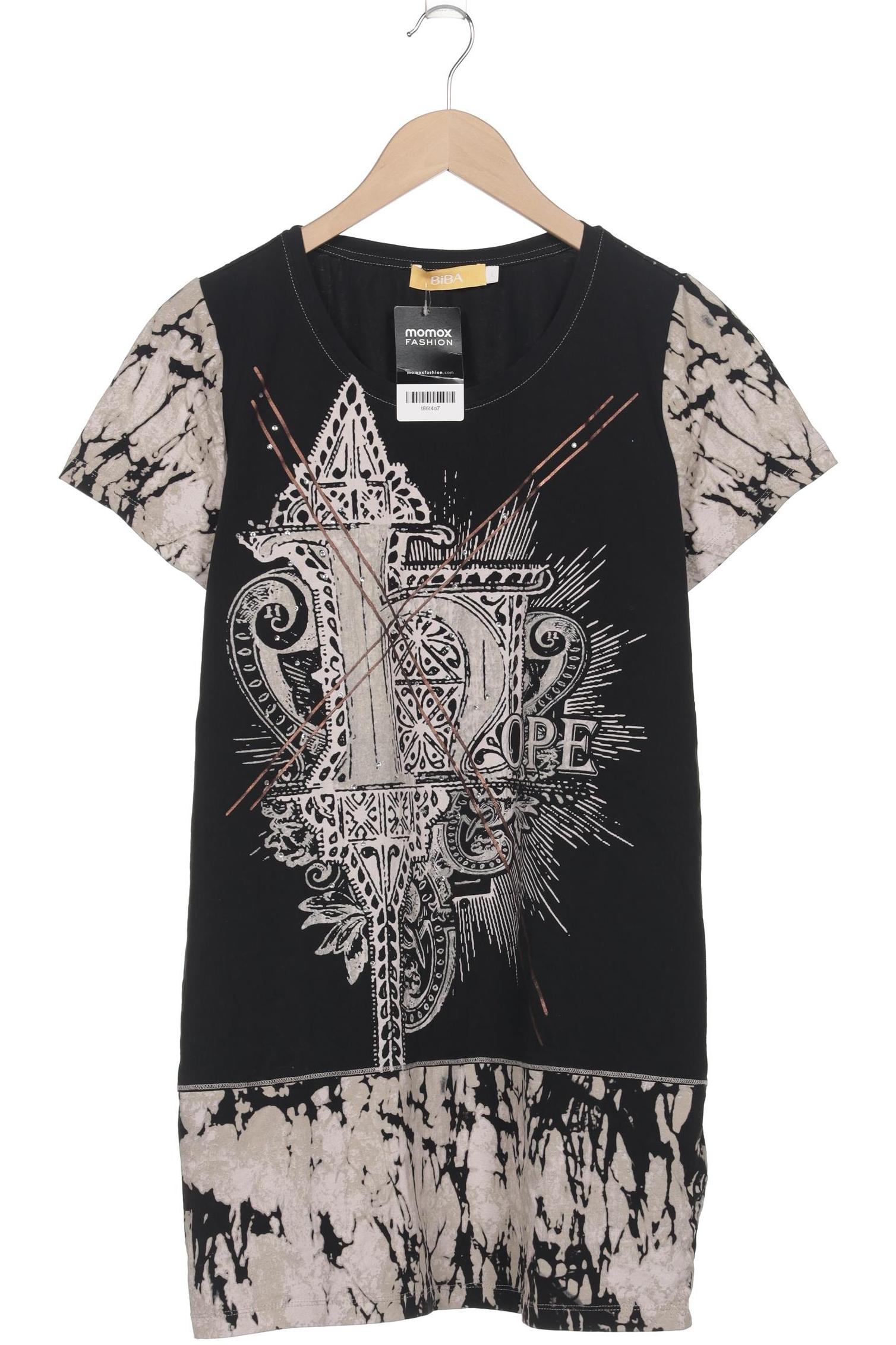 

BiBA Damen T-Shirt, schwarz, Gr. 42
