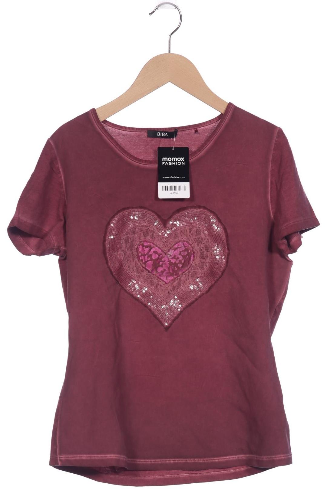 

BiBA Damen T-Shirt, bordeaux, Gr. 34