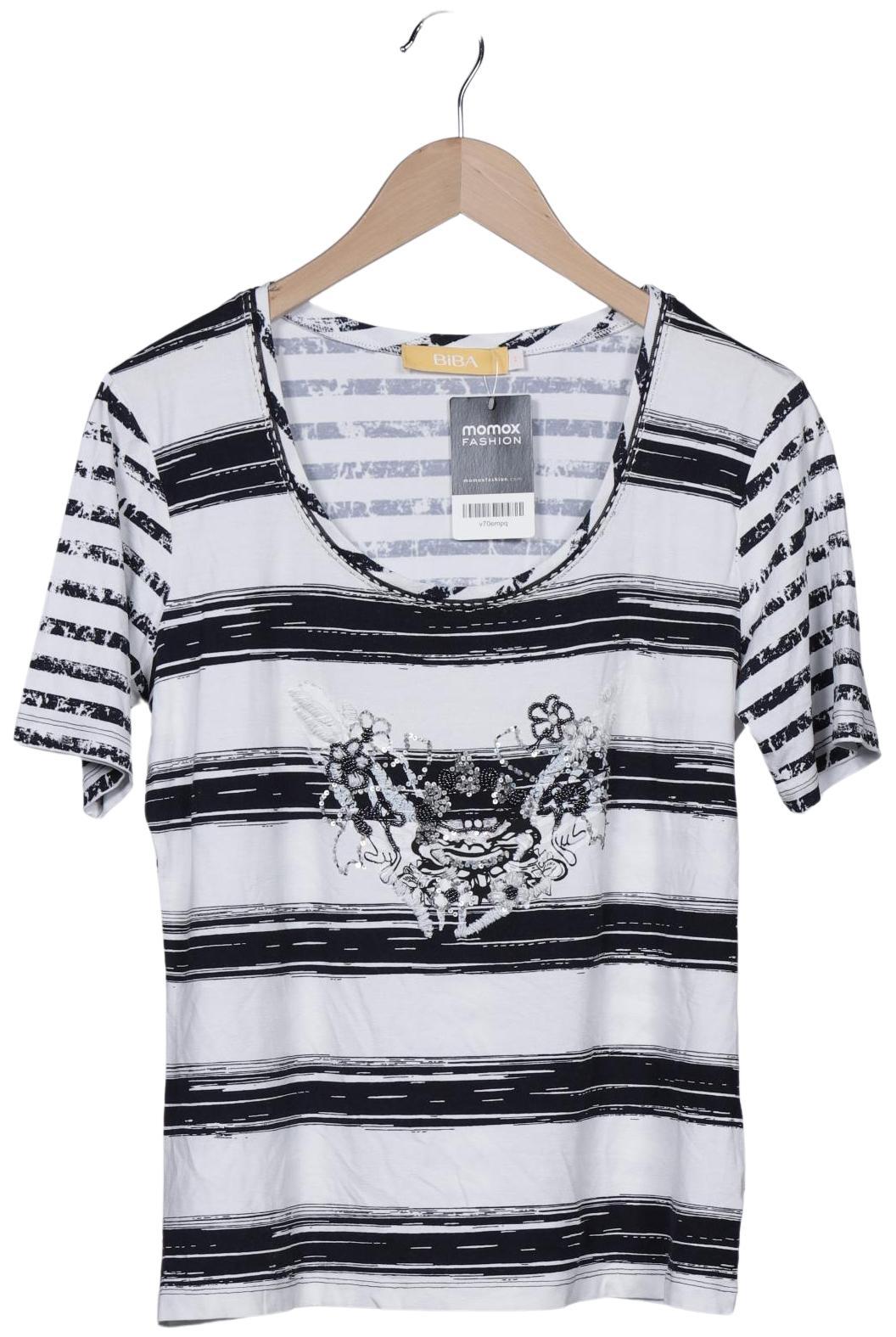 

BiBA Damen T-Shirt, weiß, Gr. 38