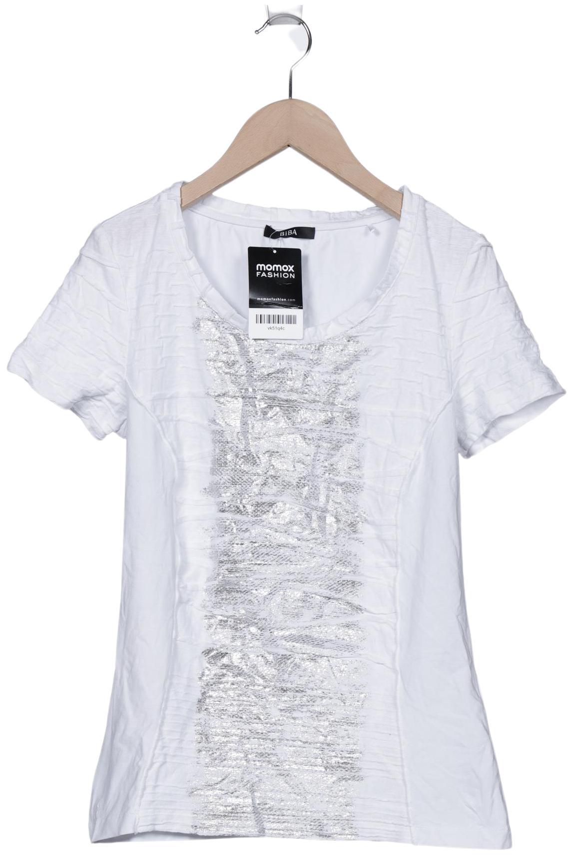 

BiBA Damen T-Shirt, weiß, Gr. 34