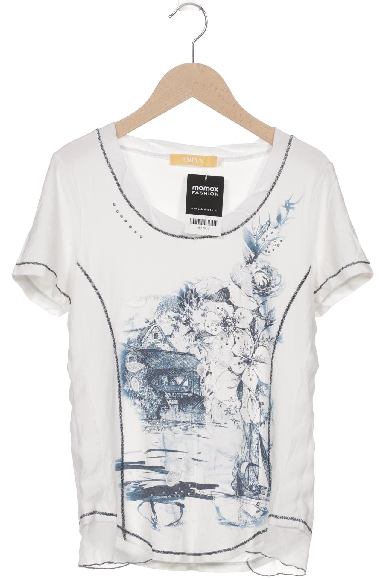 

BiBA Damen T-Shirt, weiß, Gr. 36
