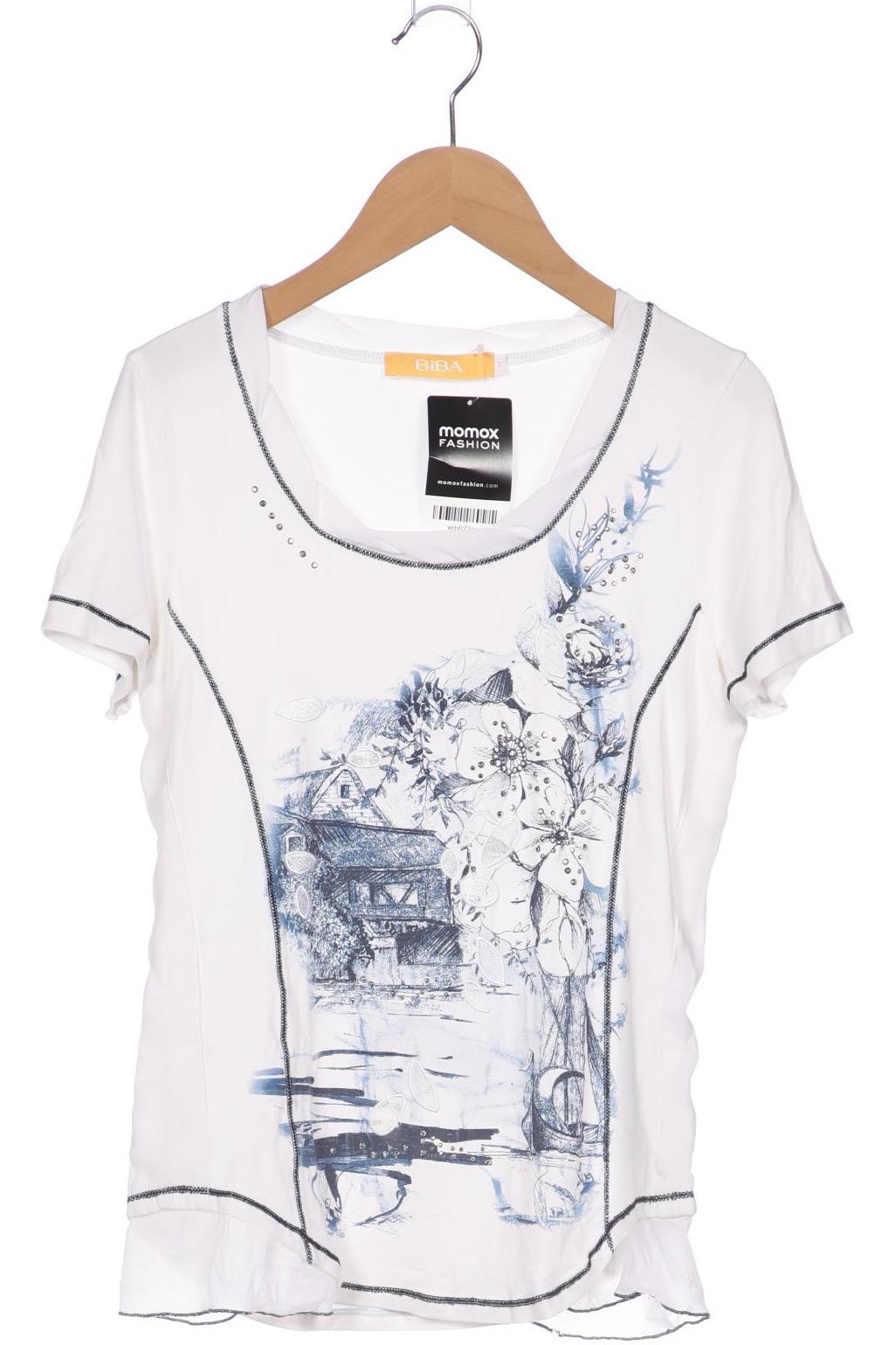 

BiBA Damen T-Shirt, weiß, Gr. 36
