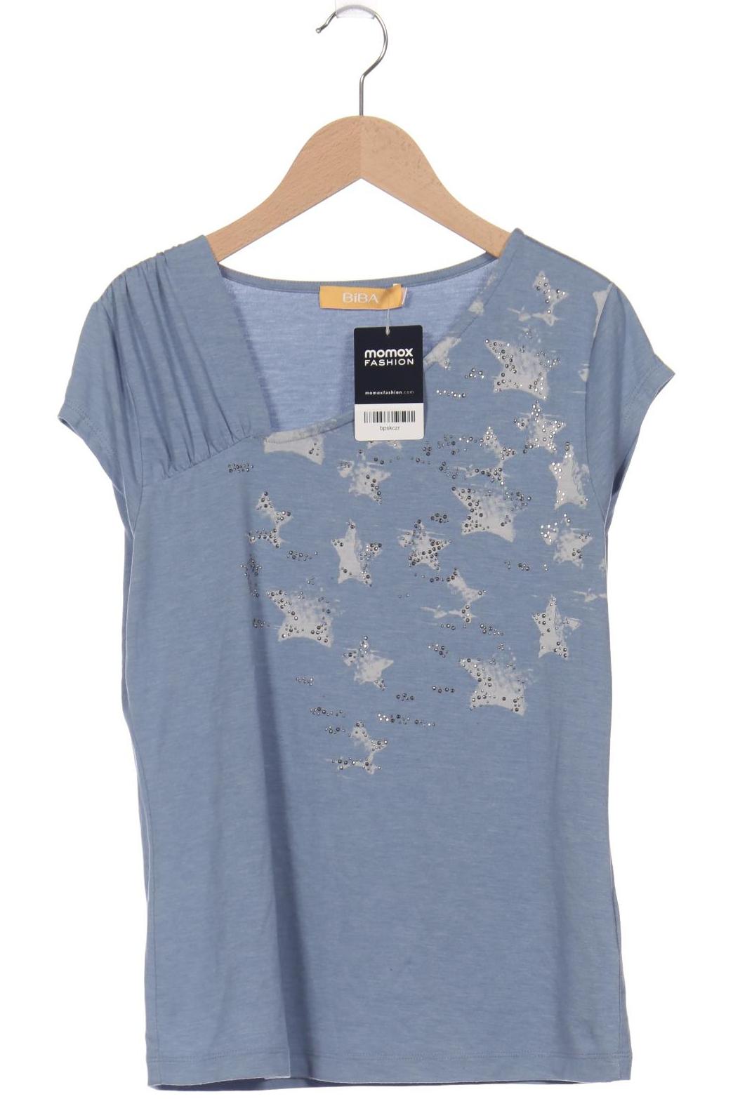 

BiBA Damen T-Shirt, blau, Gr. 36