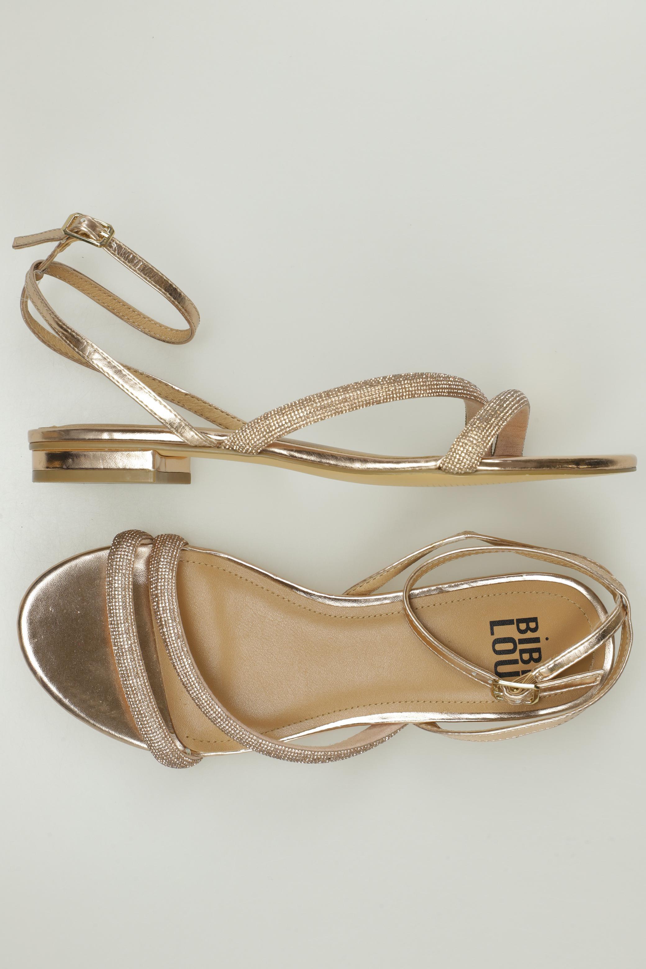 

Bibi Lou Damen Sandale, gold, Gr. 40