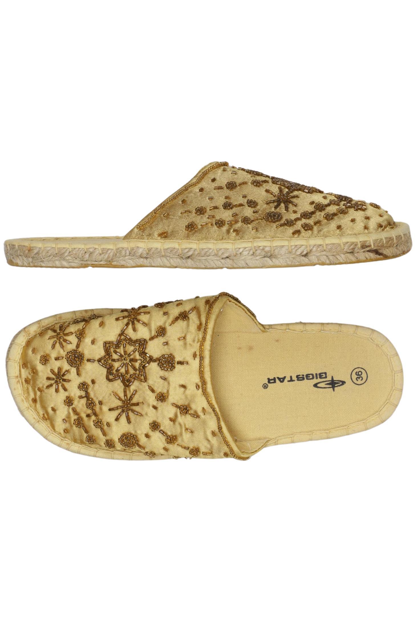 

BIG Star Damen Sandale, gold, Gr. 36