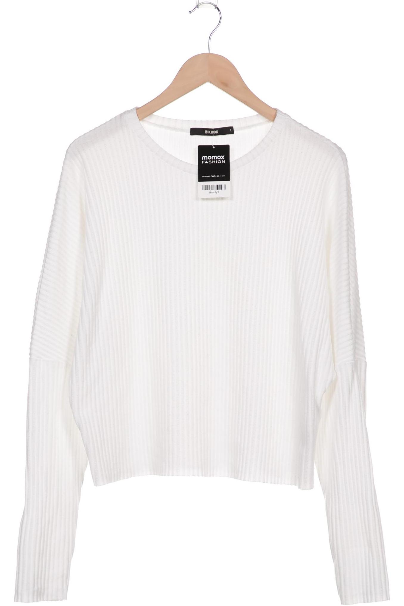 

Bik Bok Damen Pullover, weiß, Gr. 42