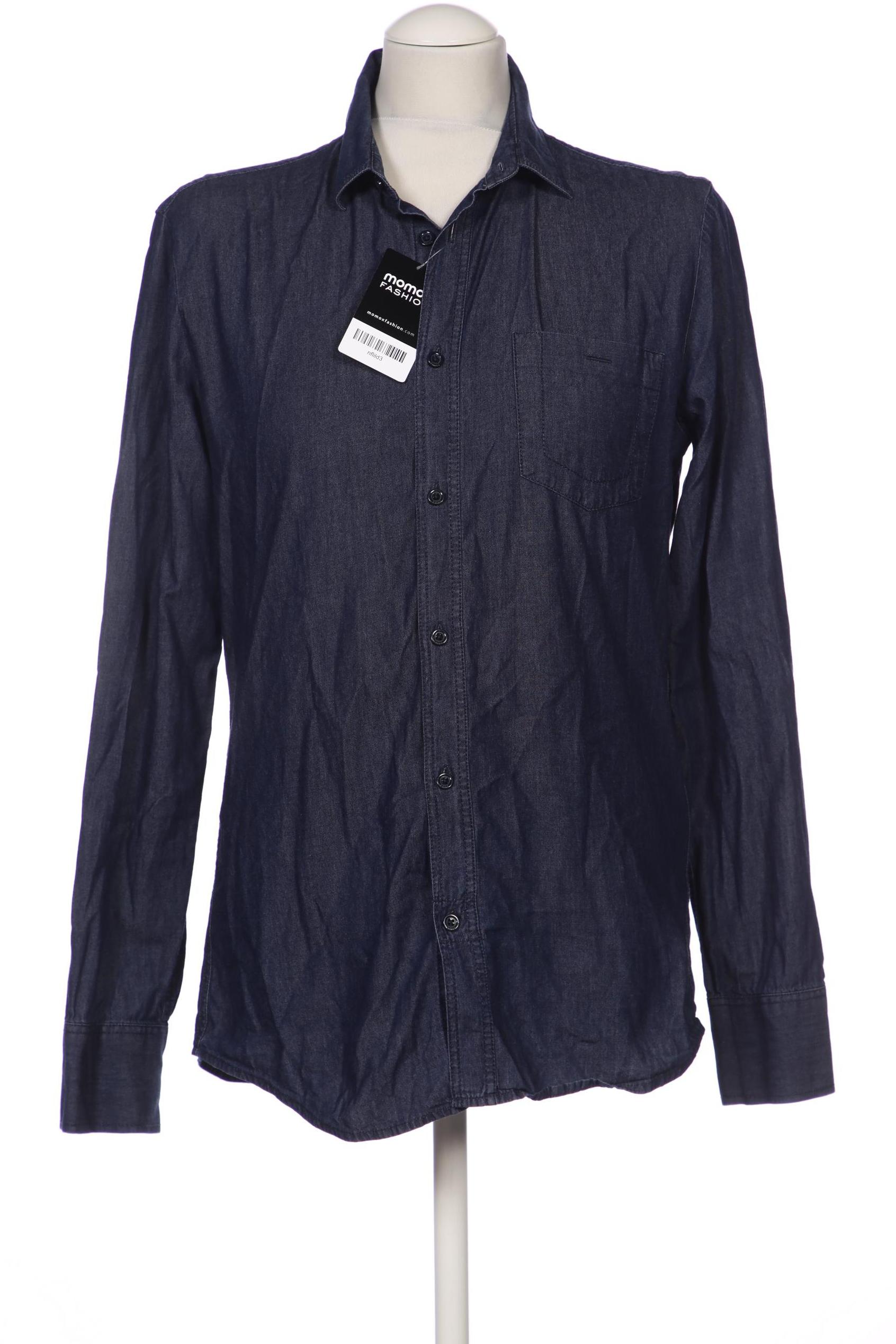 

Bikkembergs Herren Hemd, marineblau, Gr. 48