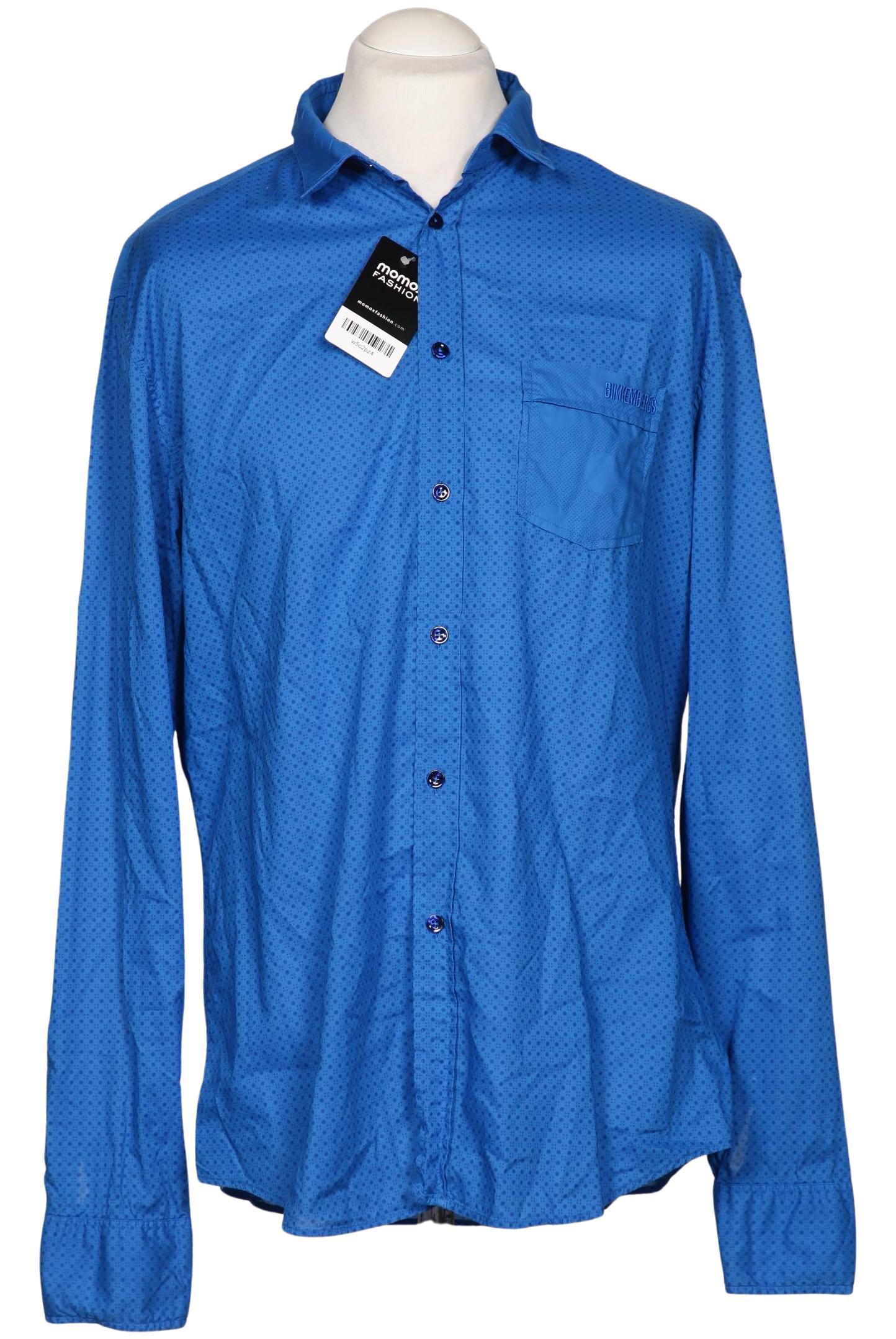 

Bikkembergs Herren Hemd, blau, Gr. 54