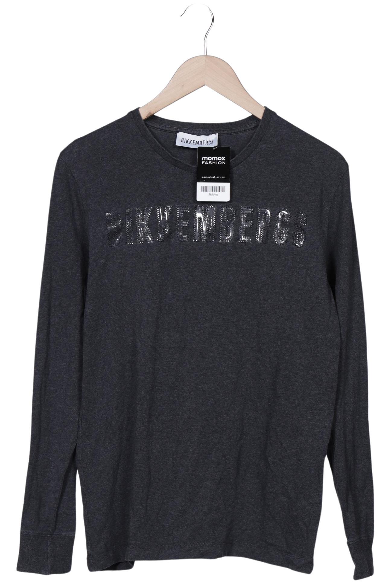 

Bikkembergs Herren Langarmshirt, grau, Gr. 46