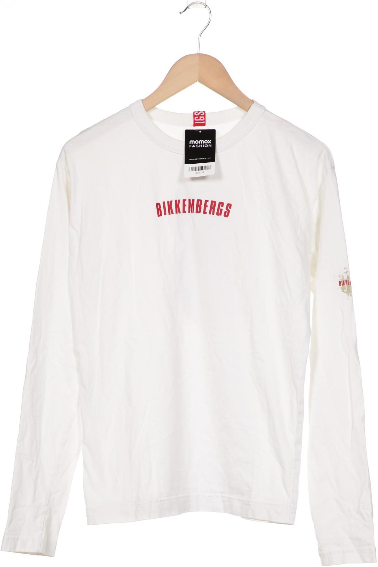 

BIKKEMBERGS Herren Langarmshirt, weiß