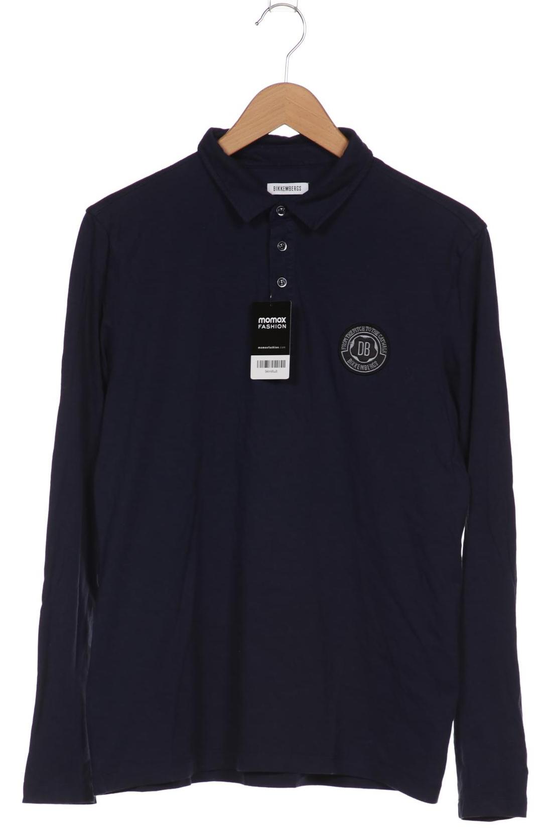 

BIKKEMBERGS Herren Poloshirt, marineblau