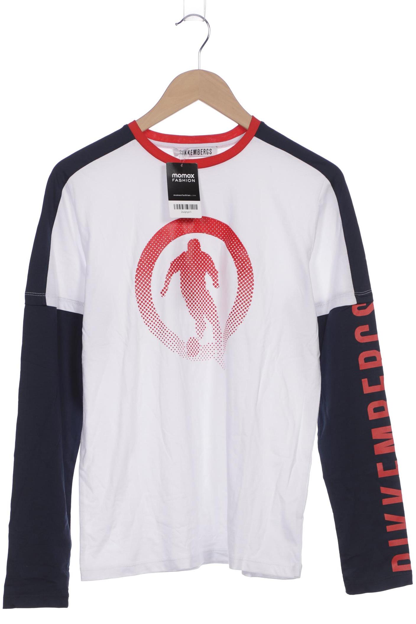 

Bikkembergs Herren Langarmshirt, weiß, Gr. 16