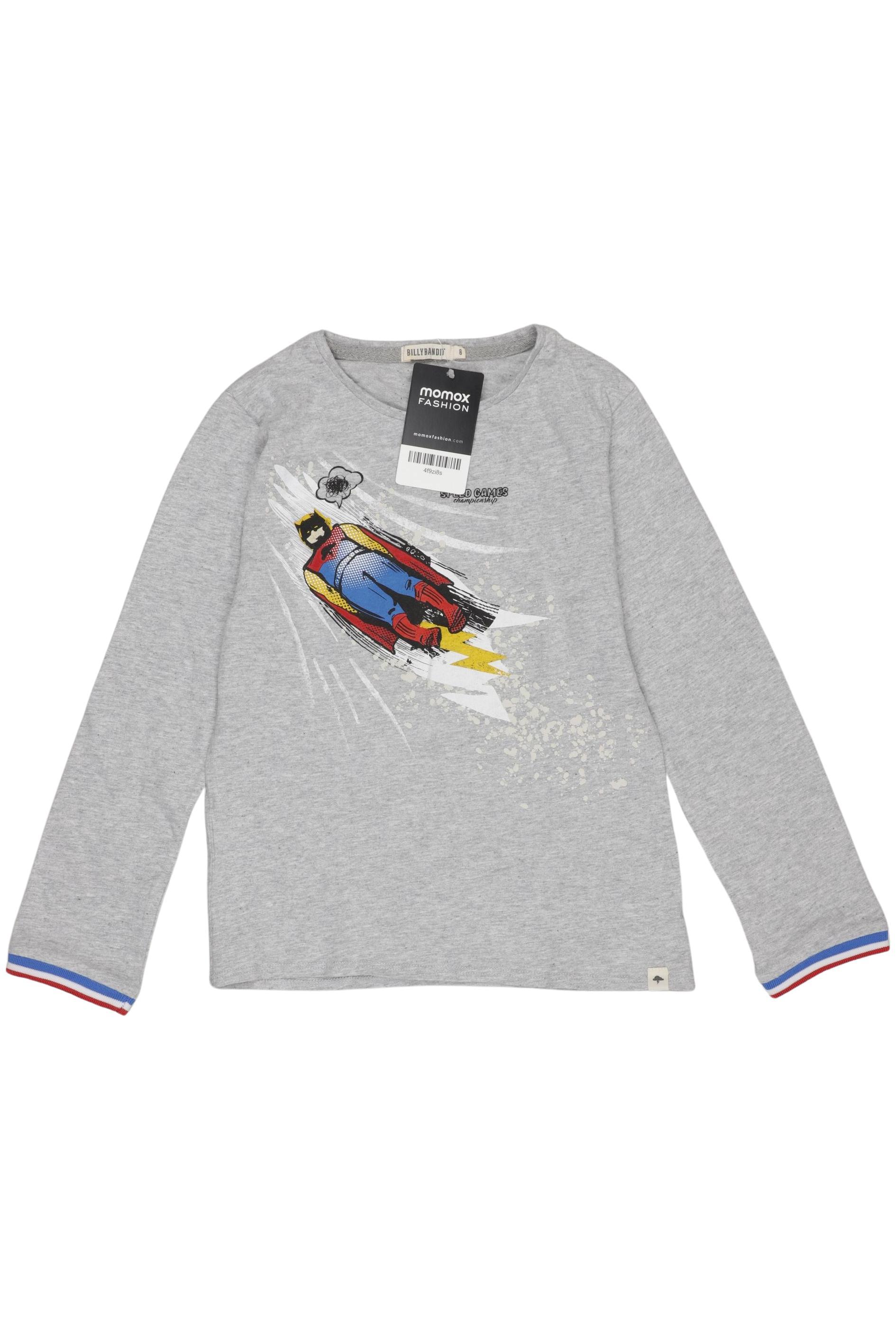

Billybandit Herren Langarmshirt, grau, Gr. 8