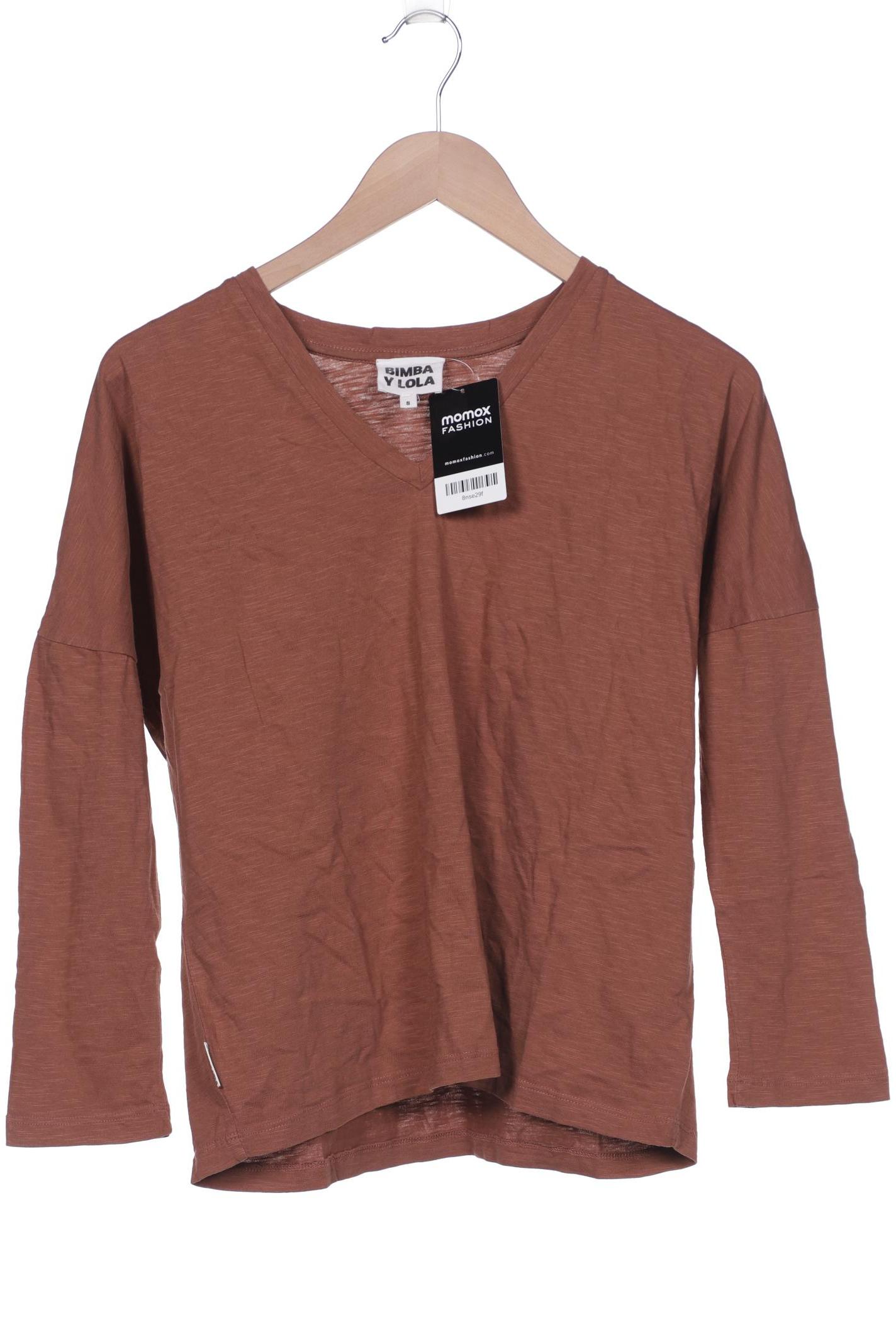 

Bimba y Lola Damen Langarmshirt, braun, Gr. 36