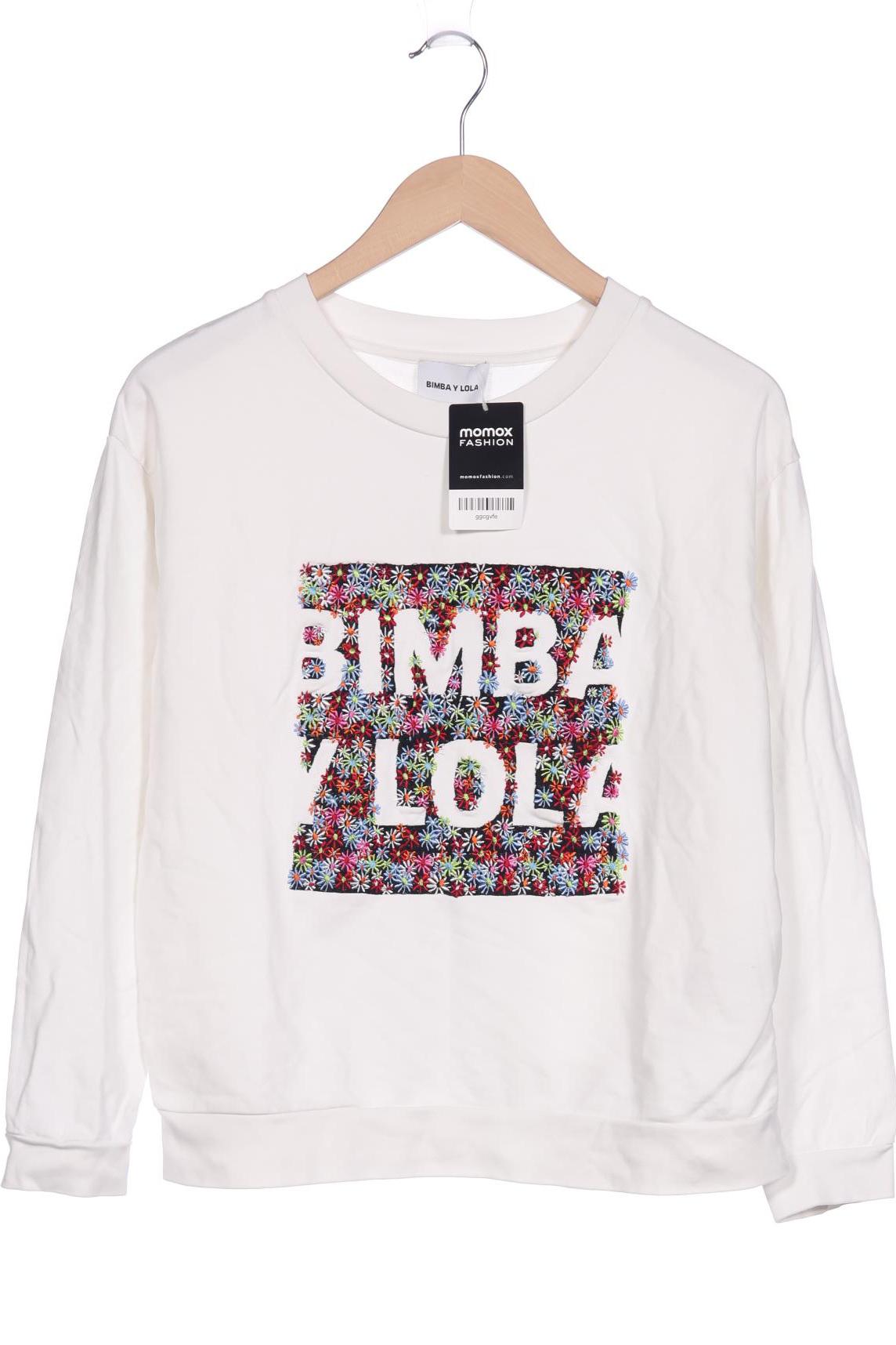 

Bimba y Lola Damen Sweatshirt, weiß, Gr. 36