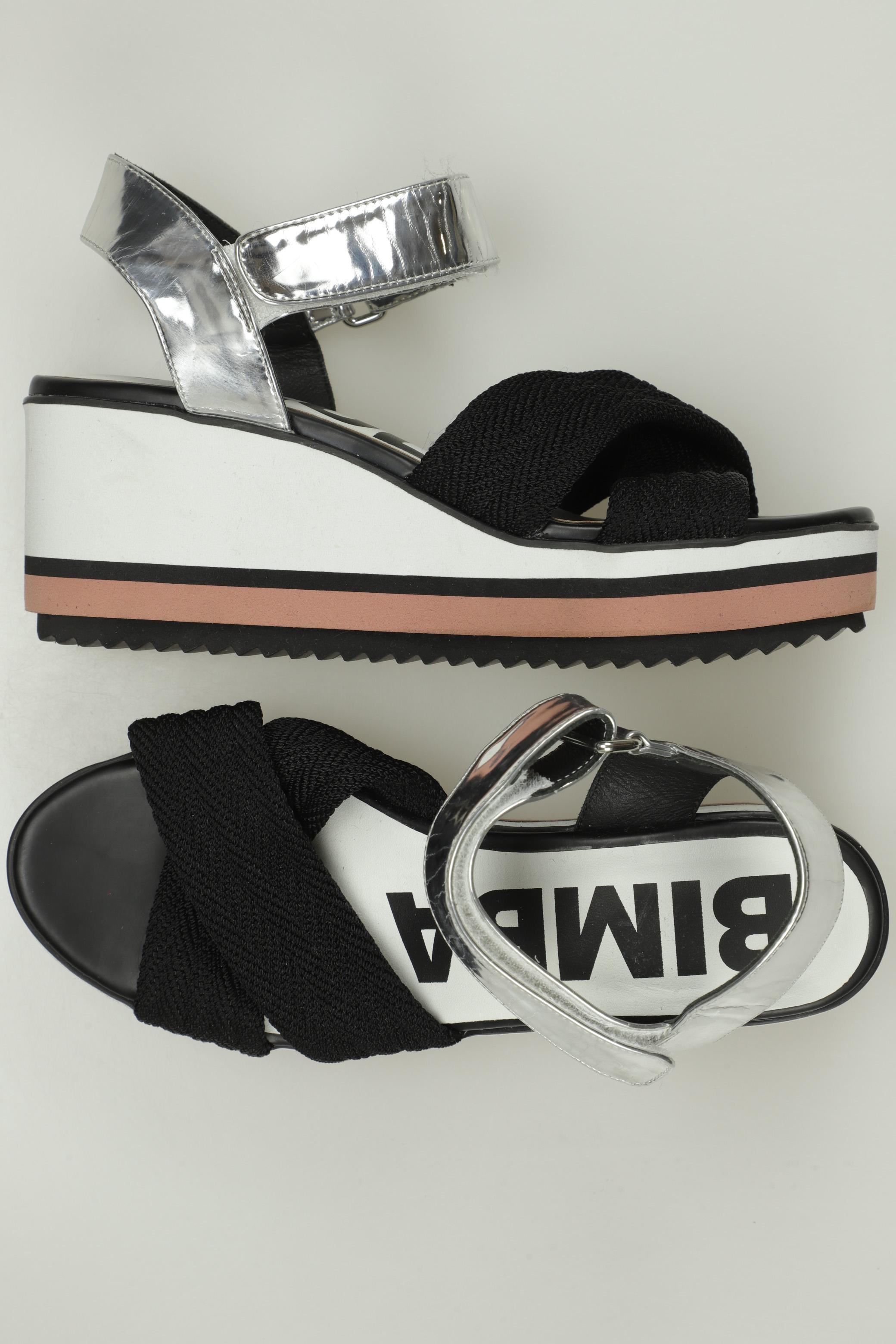 

Bimba y Lola Damen Sandale, schwarz, Gr. 38