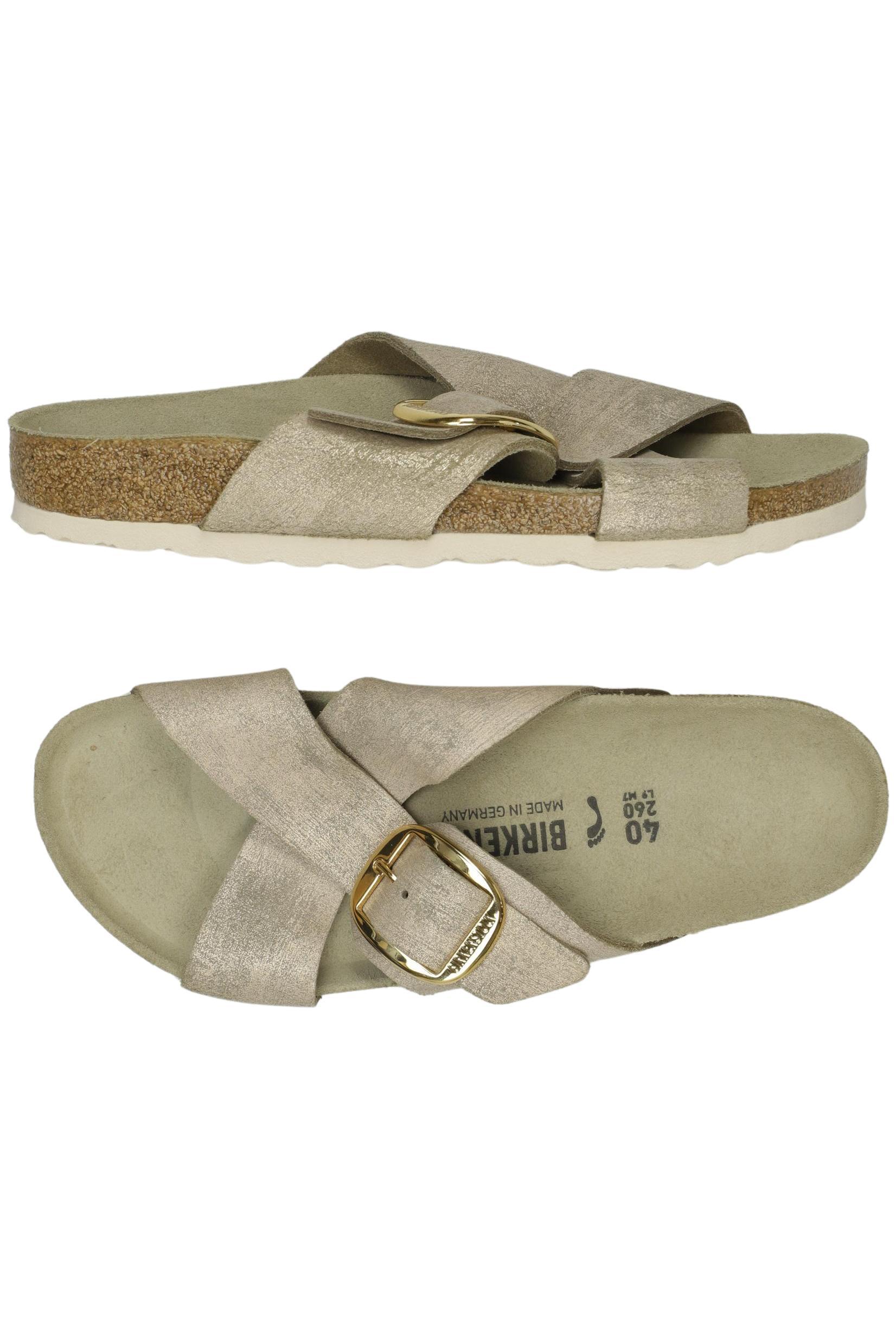 

Birkenstock Damen Sandale, beige, Gr. 40