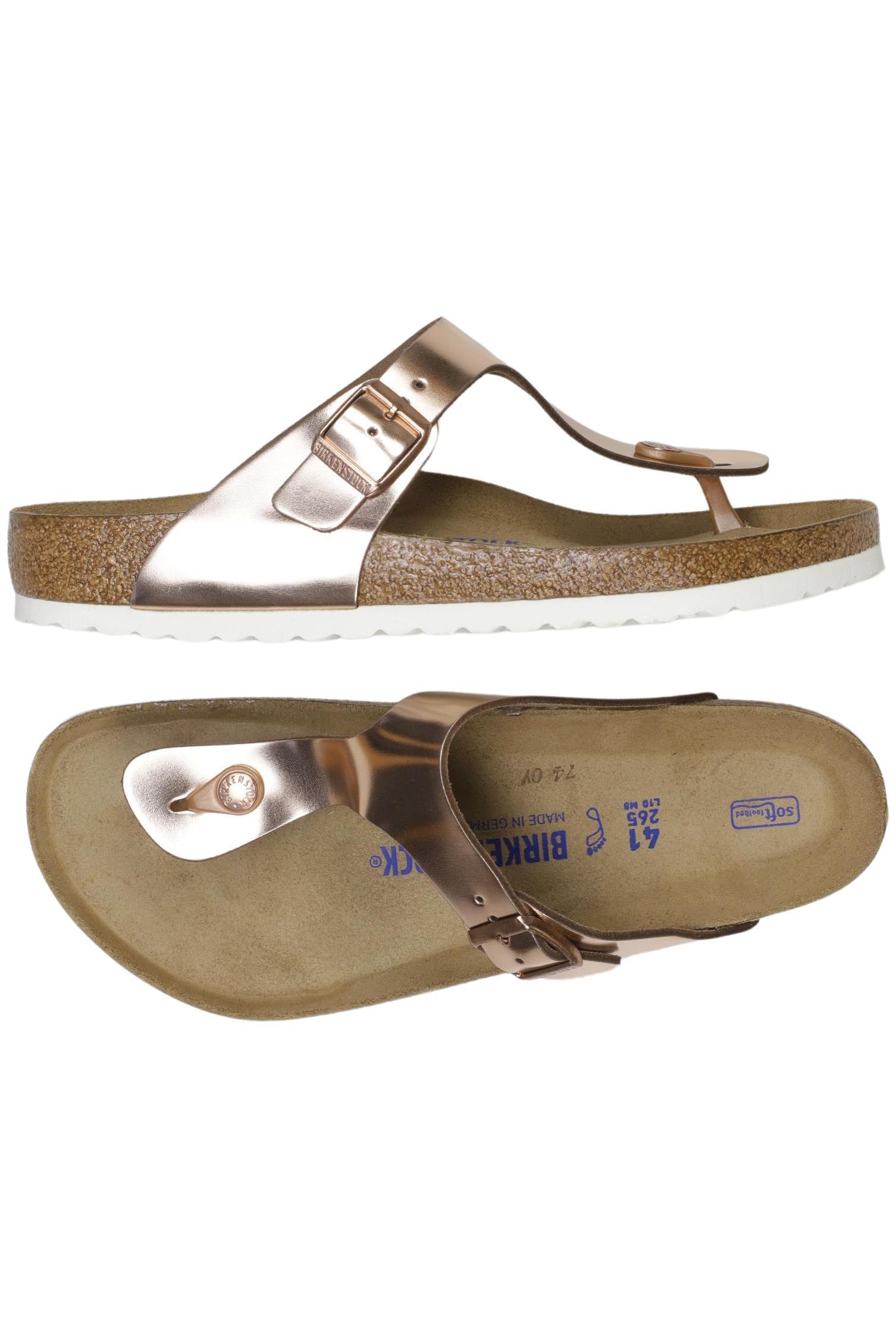 

Birkenstock Damen Sandale, gold, Gr. 41