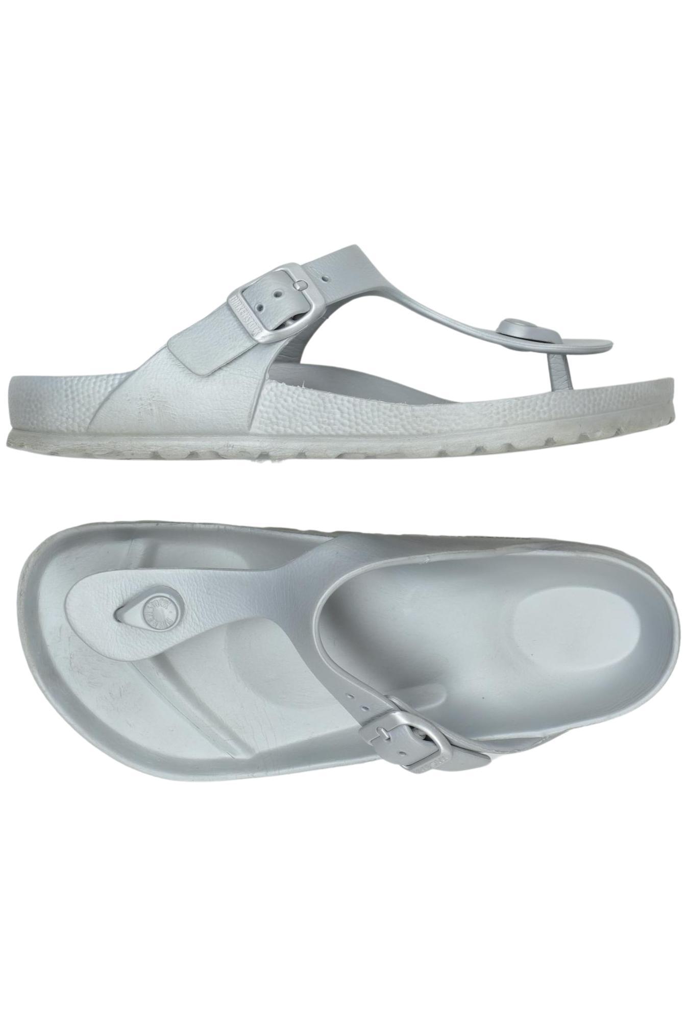

Birkenstock Damen Sandale, silber, Gr. 37