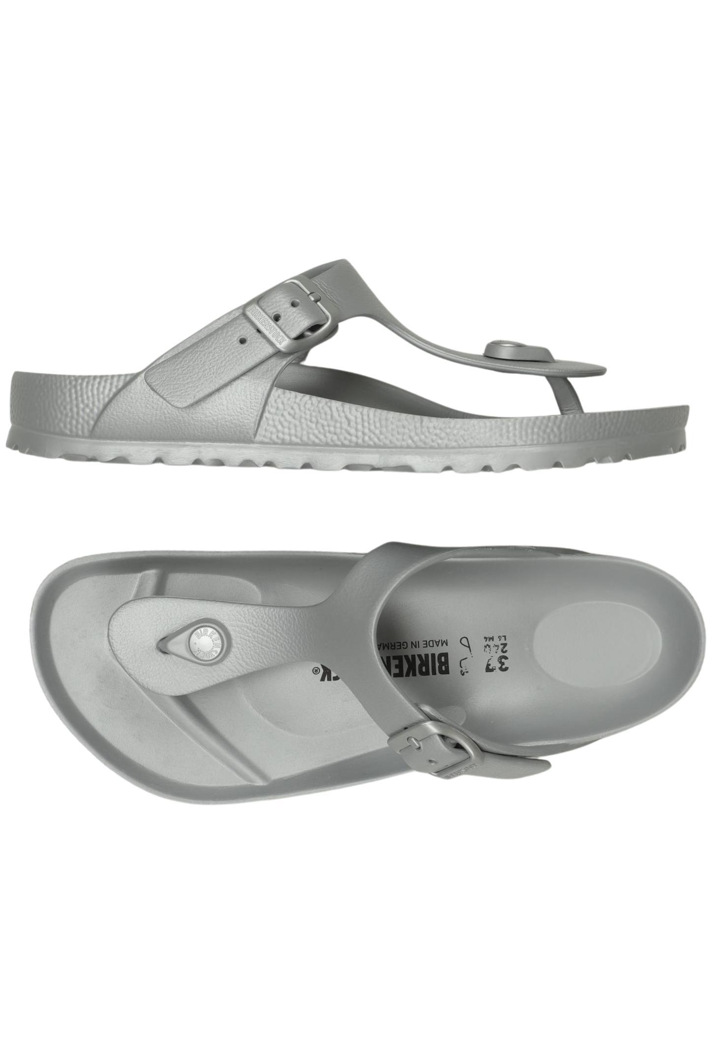 

Birkenstock Damen Sandale, silber, Gr. 37