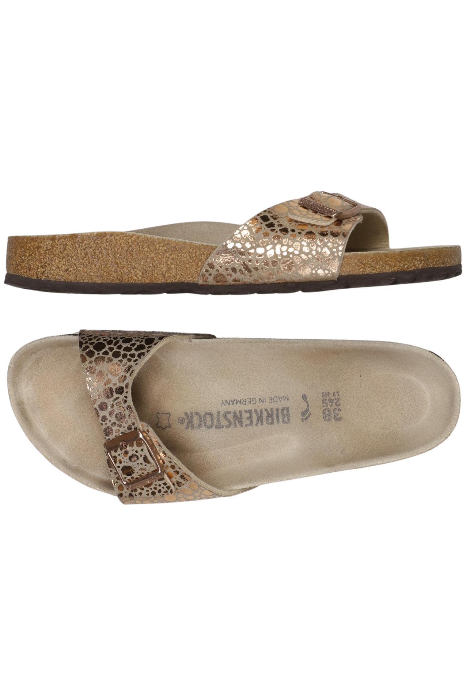 

Birkenstock Damen Sandale, gold, Gr. 38