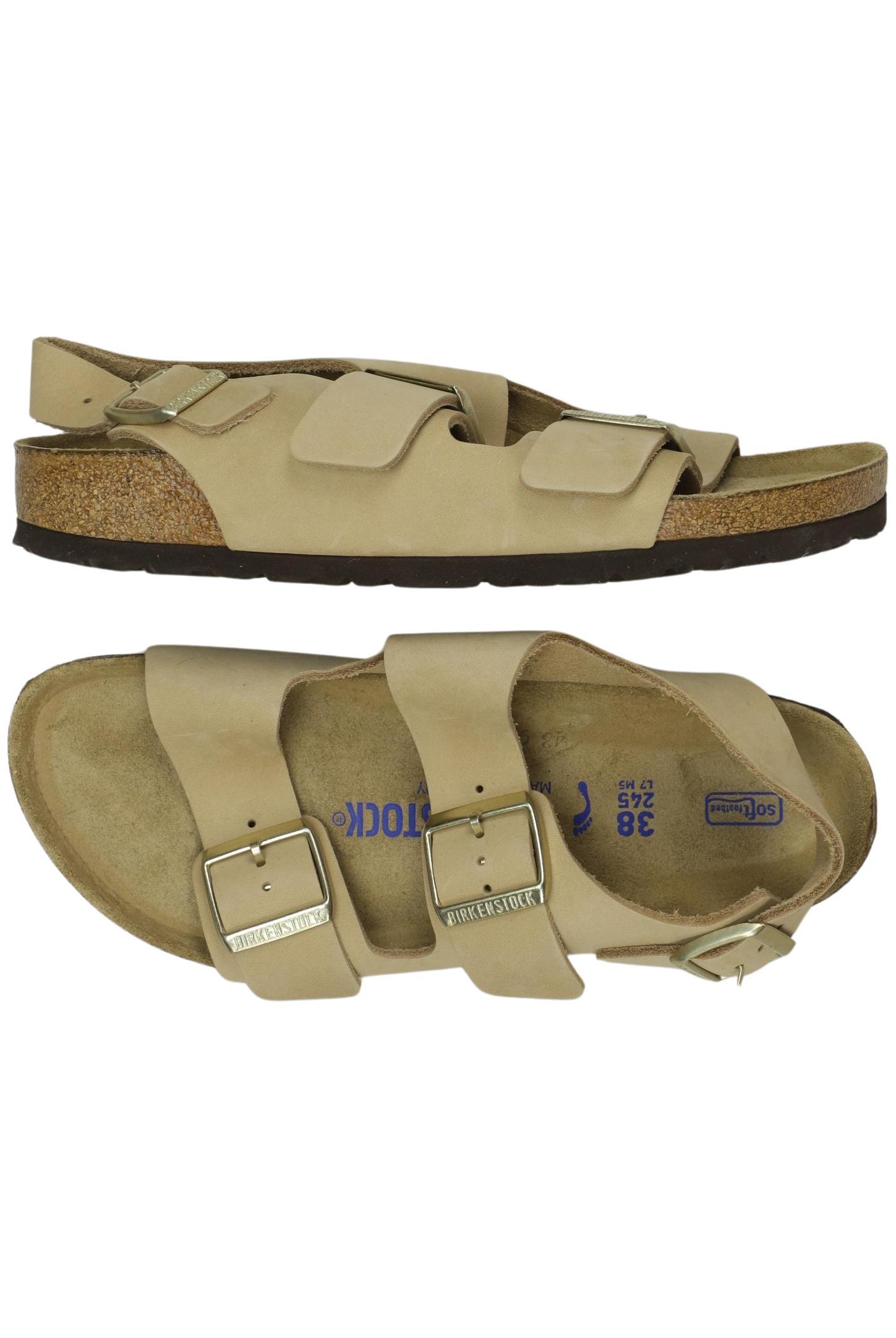 

Birkenstock Damen Sandale, beige, Gr. 38