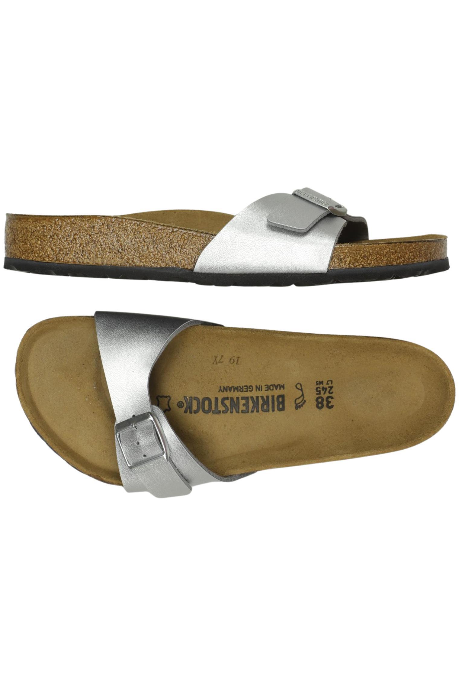 

Birkenstock Damen Sandale, silber, Gr. 38