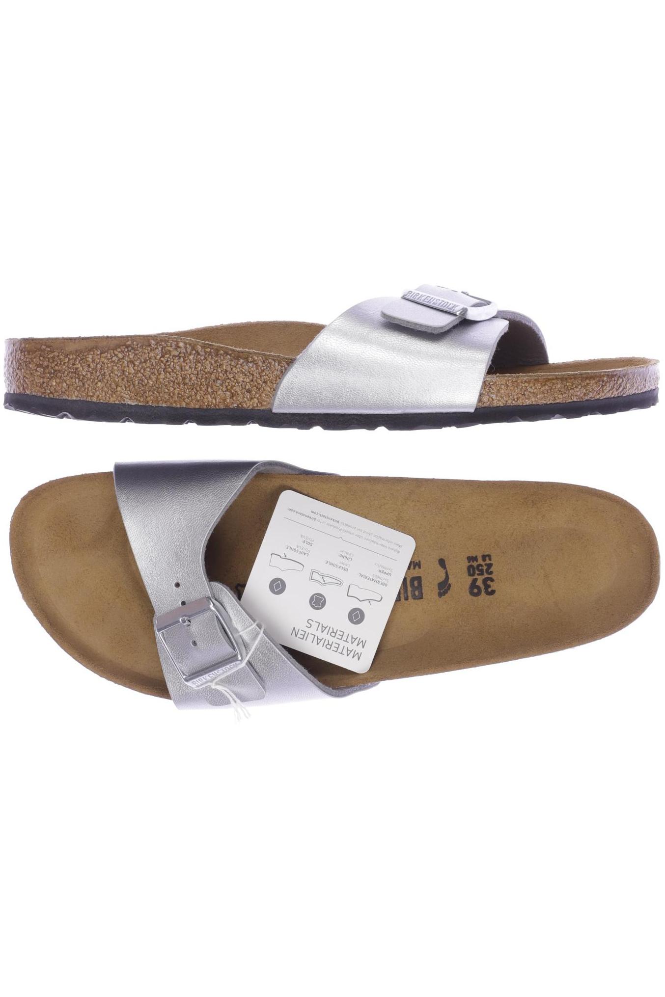 

Birkenstock Damen Sandale, silber, Gr. 39