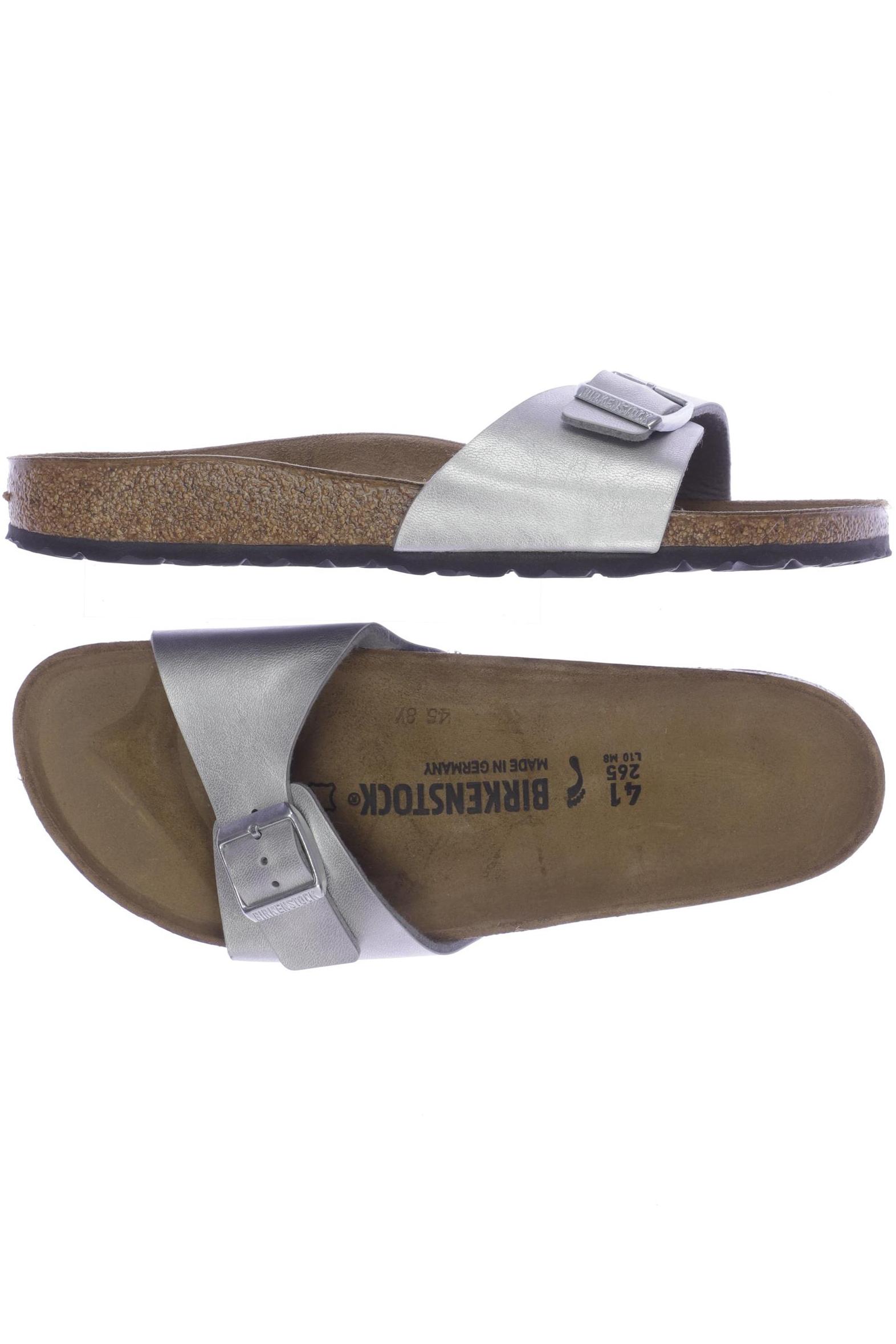 

Birkenstock Damen Sandale, silber, Gr. 41
