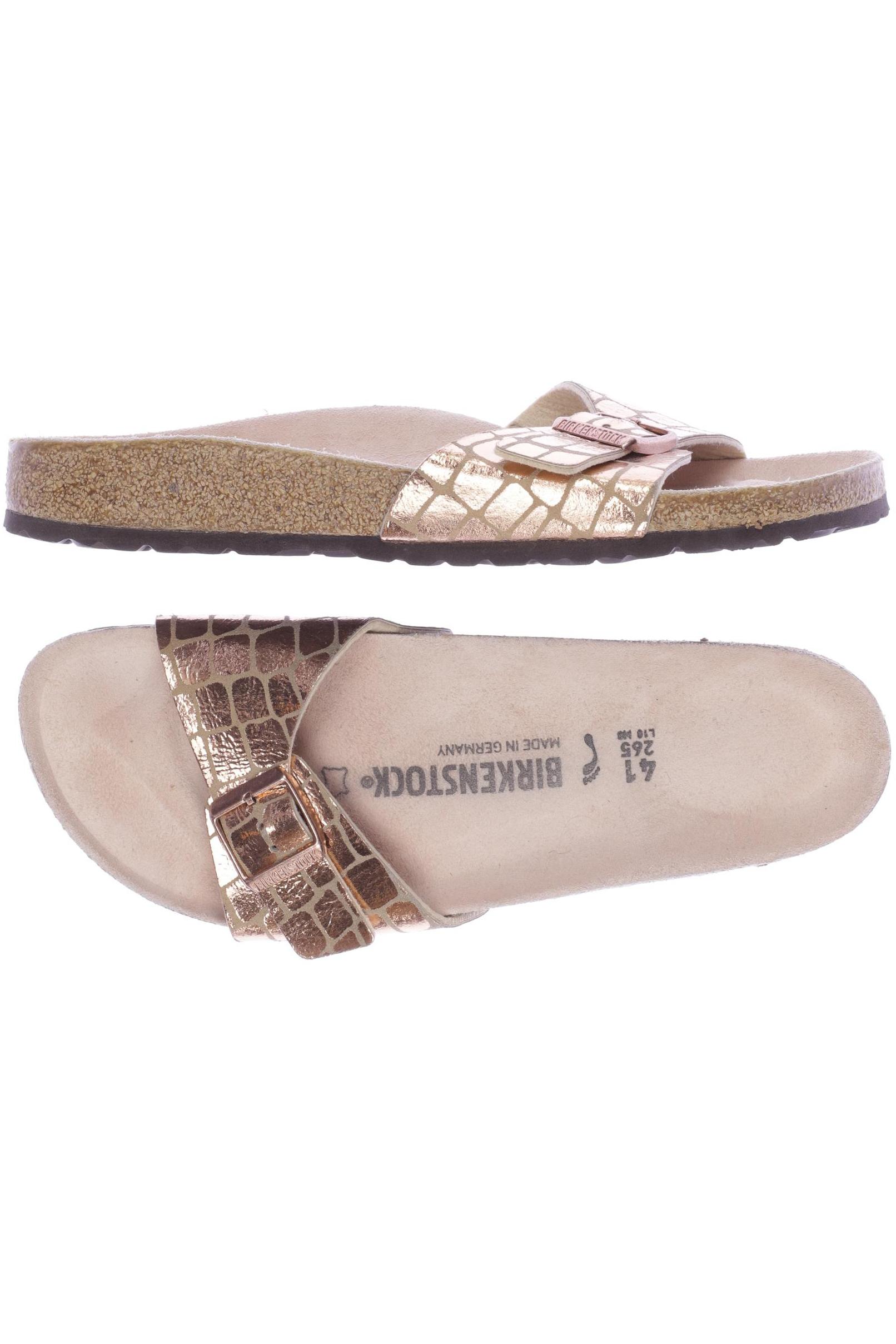 

Birkenstock Damen Sandale, gold, Gr. 41