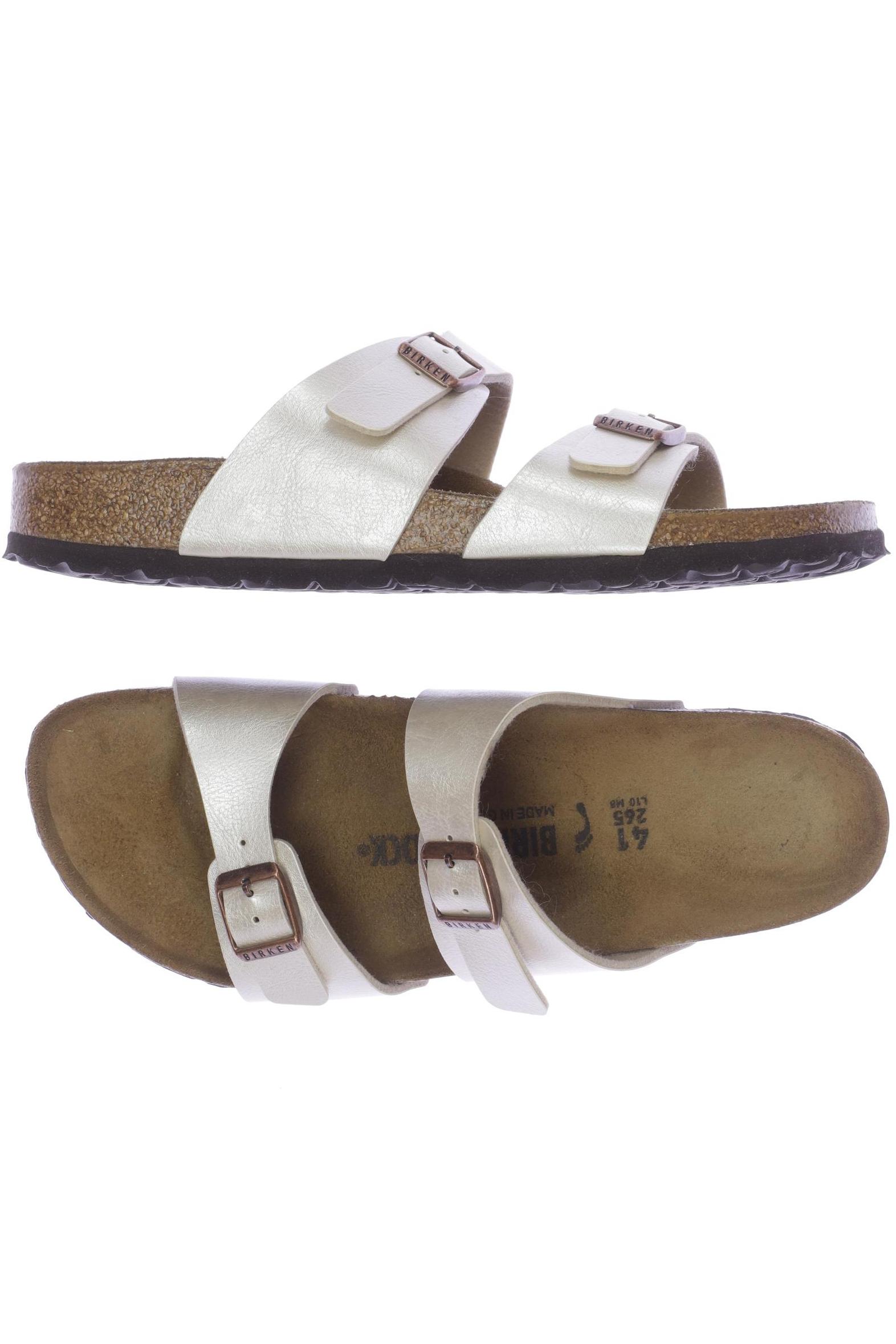 

Birkenstock Damen Sandale, beige, Gr. 41