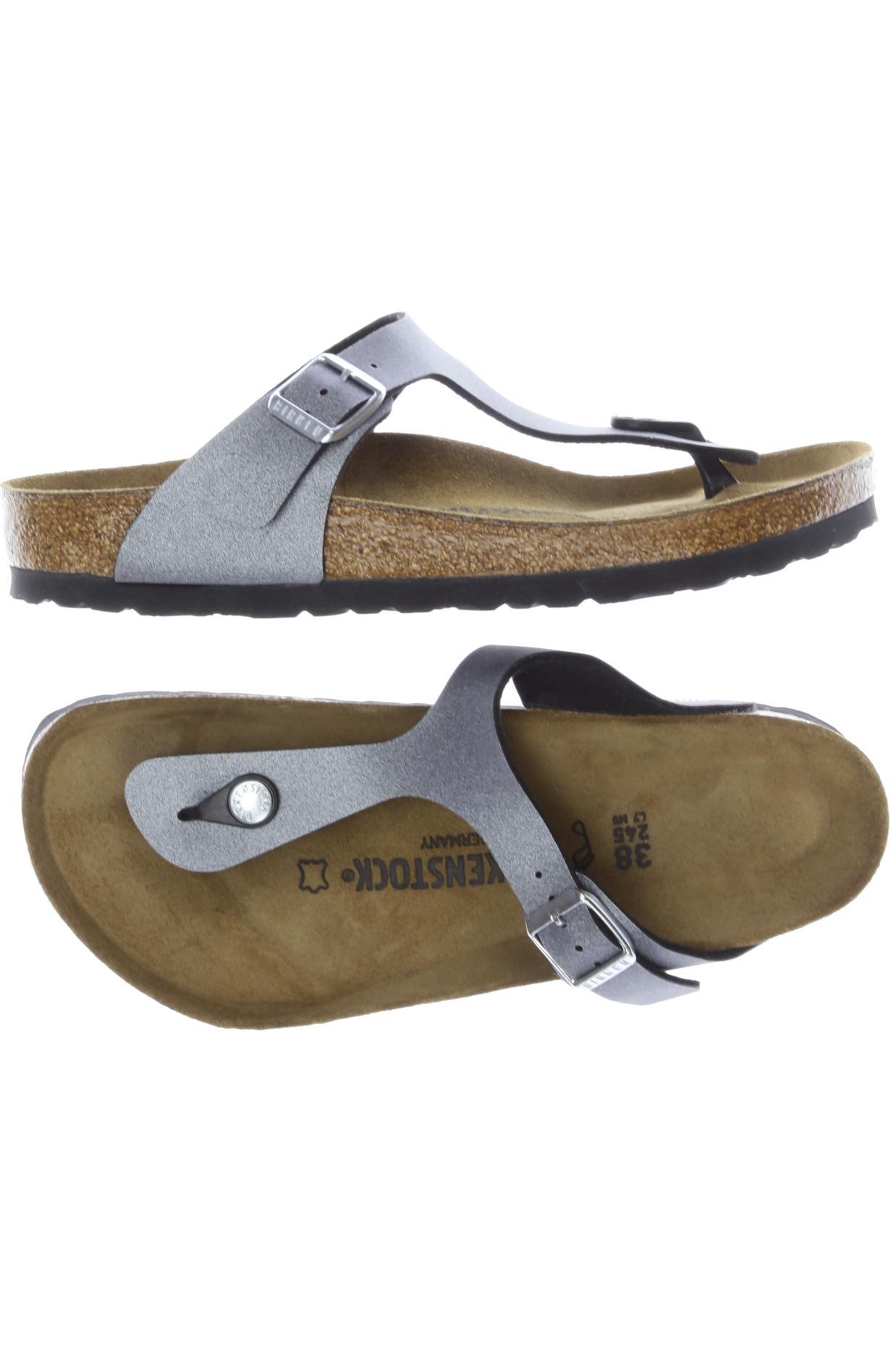

Birkenstock Damen Sandale, silber, Gr. 38