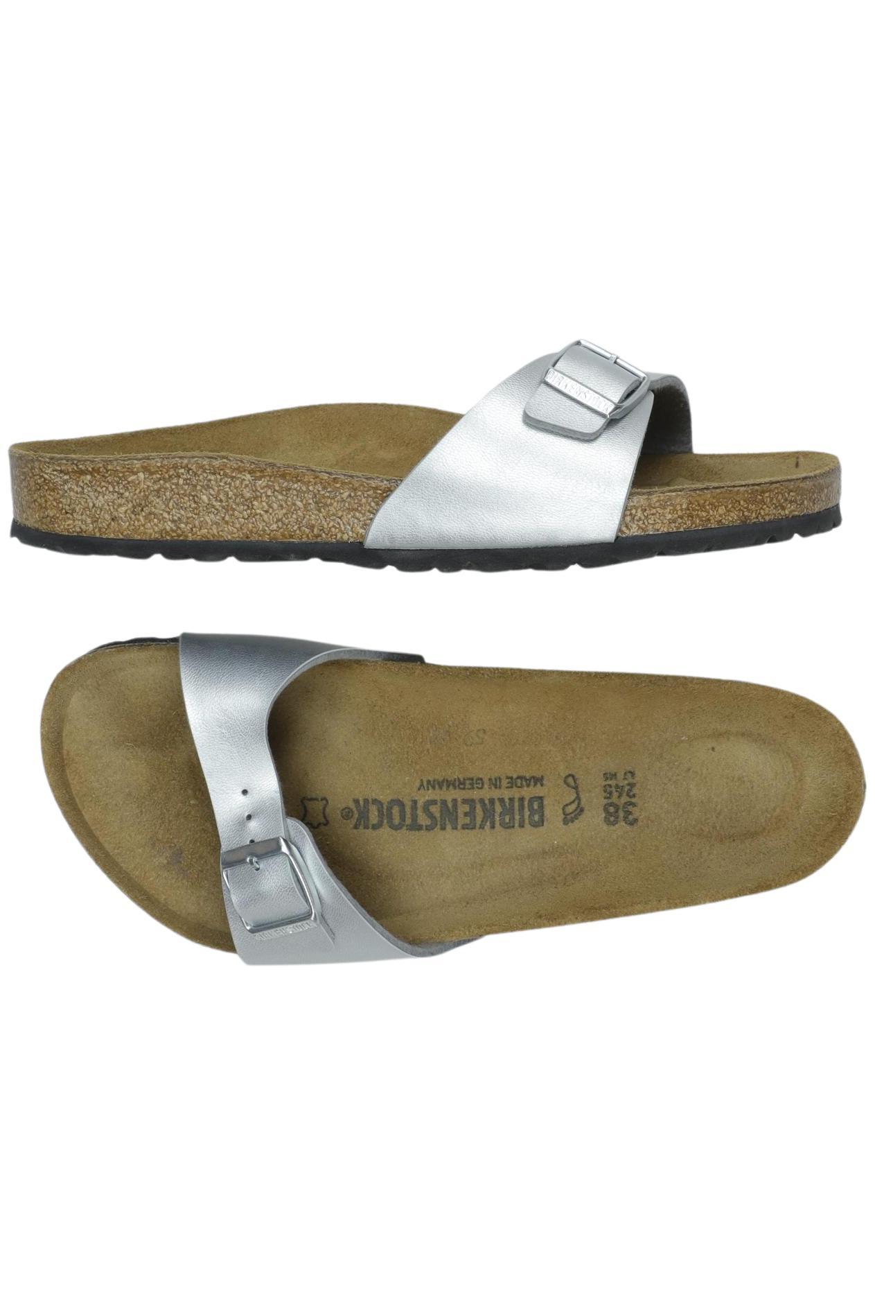 

Birkenstock Damen Sandale, silber, Gr. 36