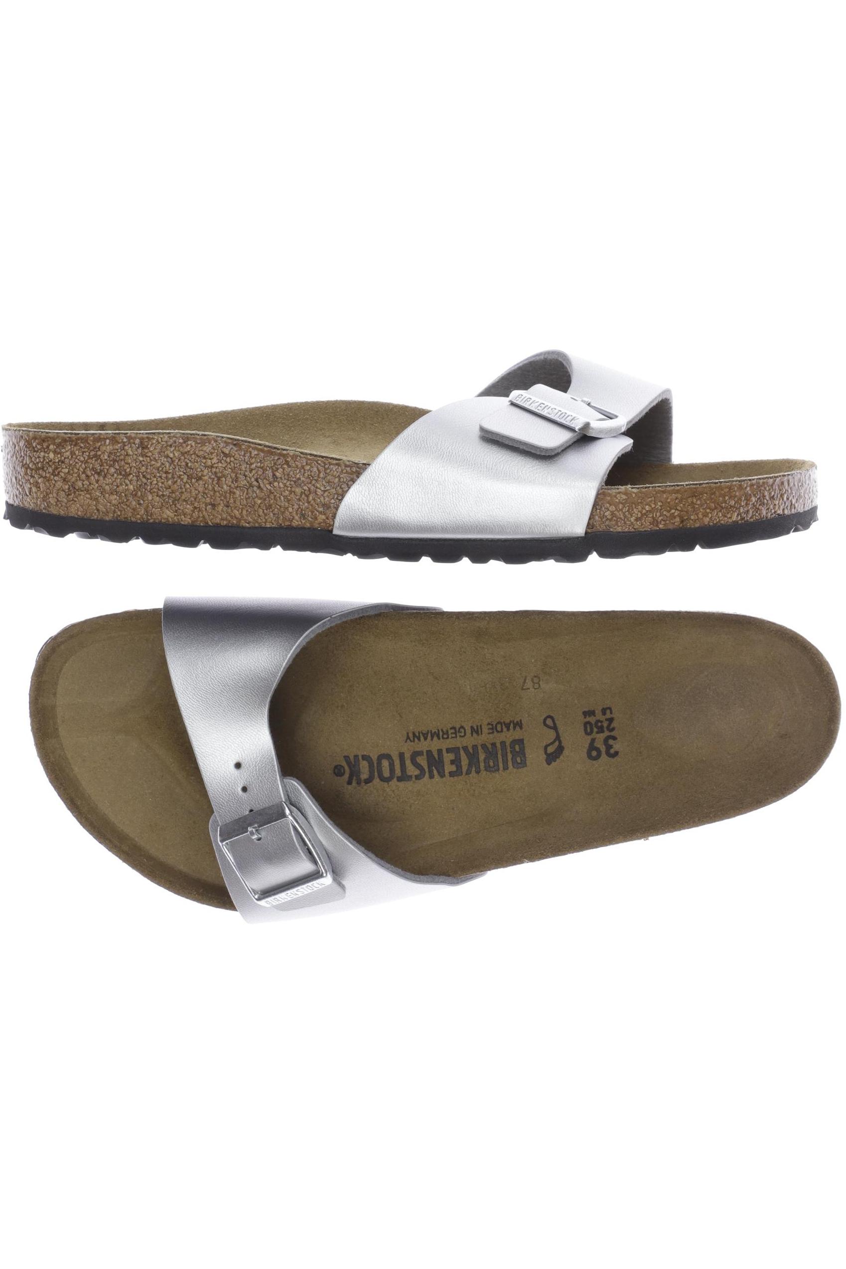 

Birkenstock Damen Sandale, silber, Gr. 39
