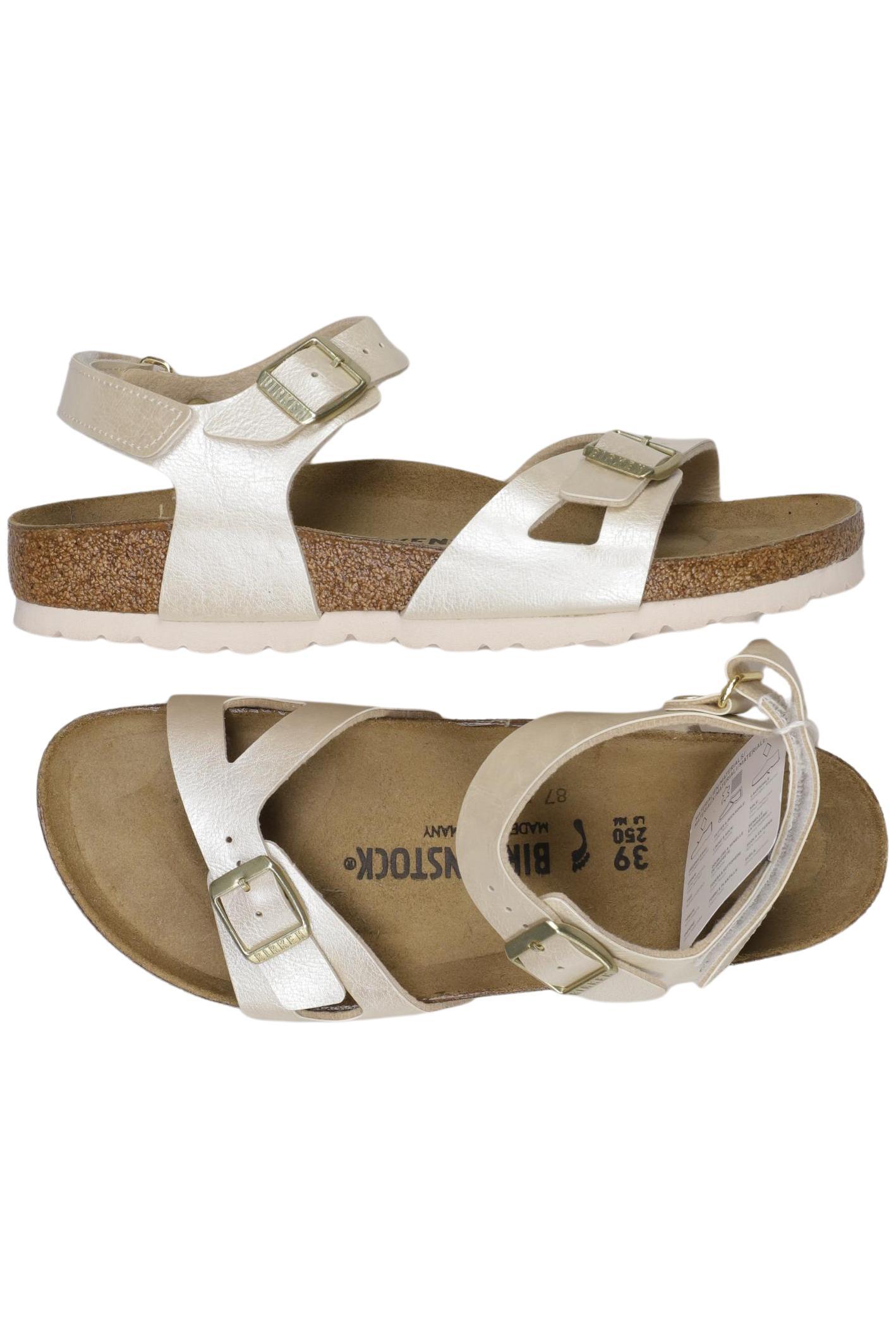 

Birkenstock Damen Sandale, cremeweiß, Gr. 39