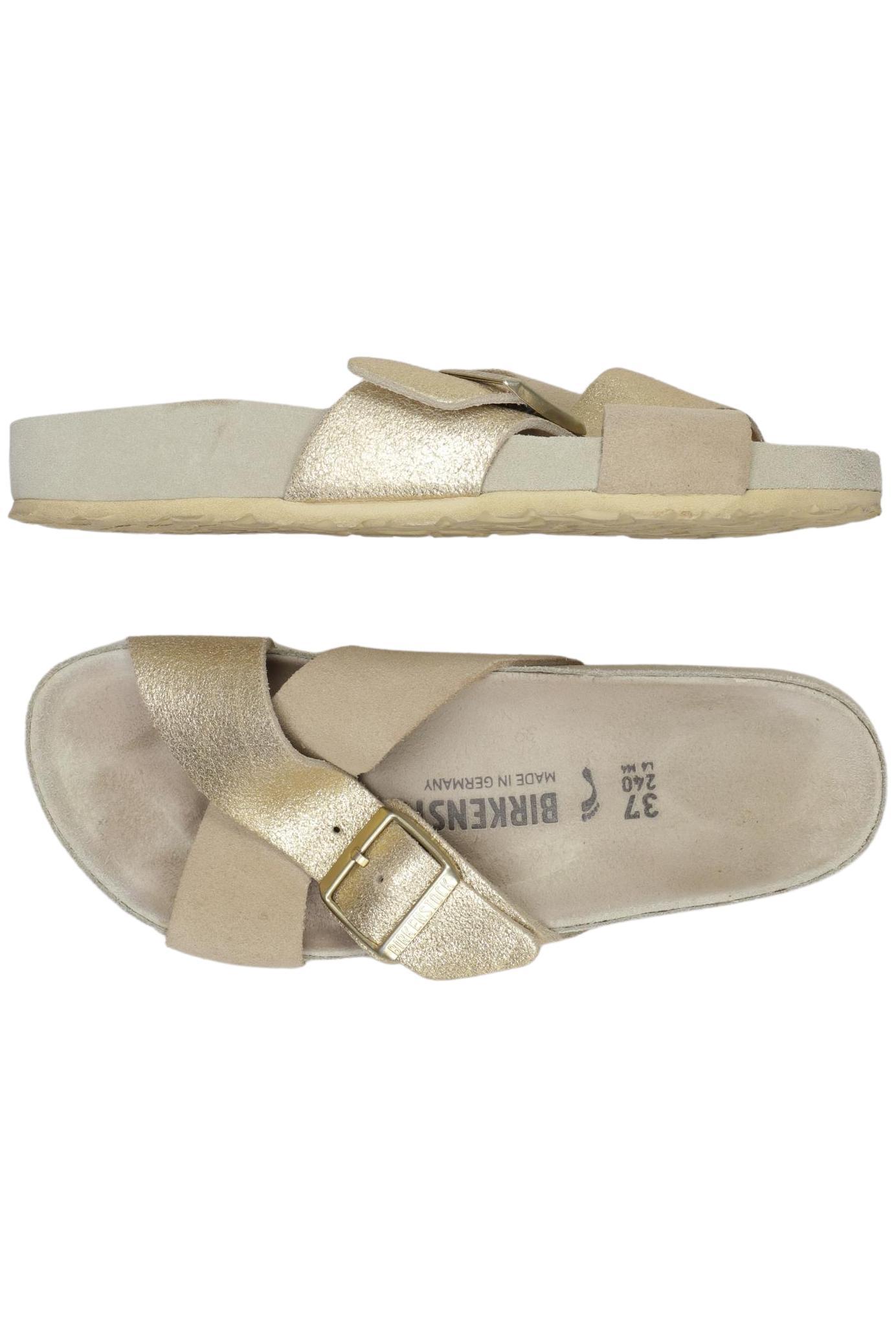 

Birkenstock Damen Sandale, beige, Gr. 37