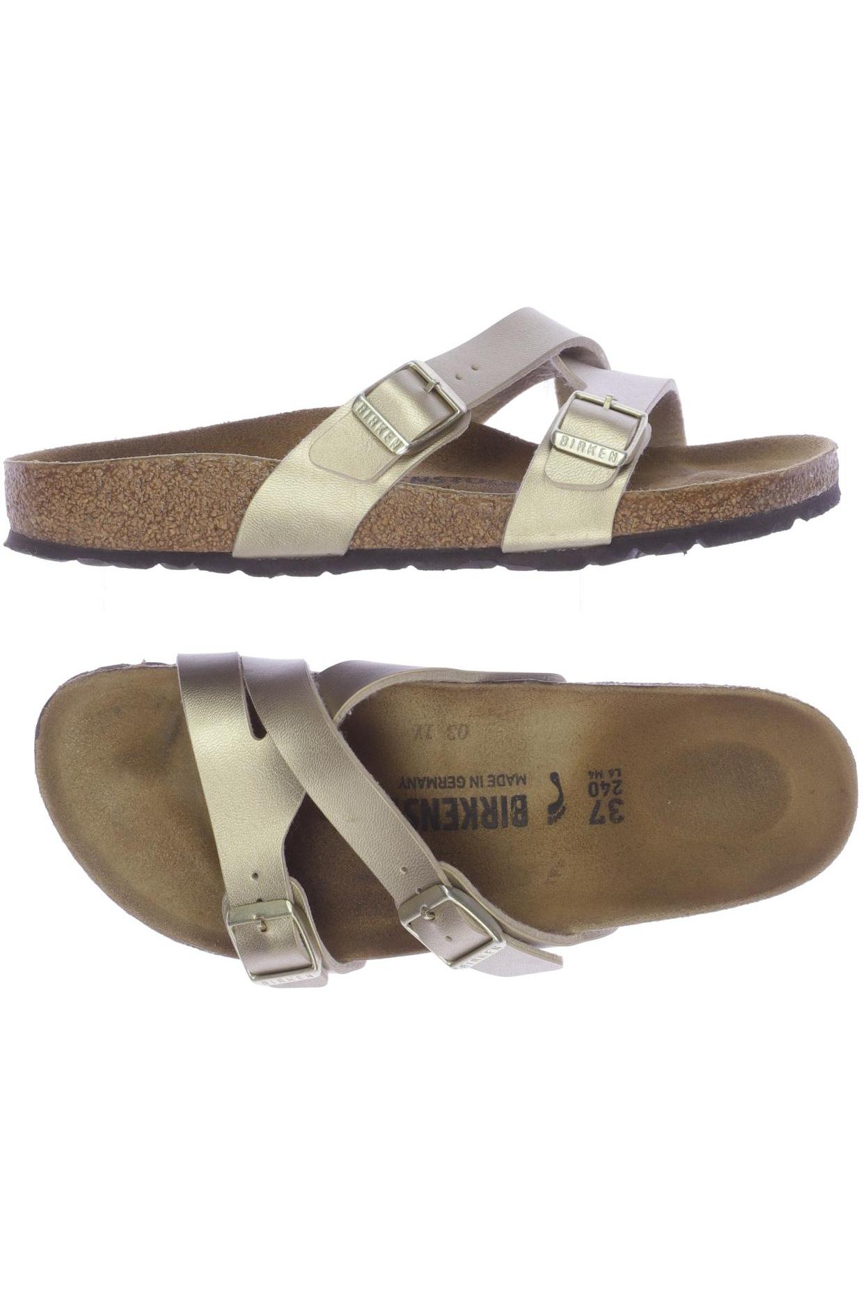 

Birkenstock Damen Sandale, gold, Gr. 37