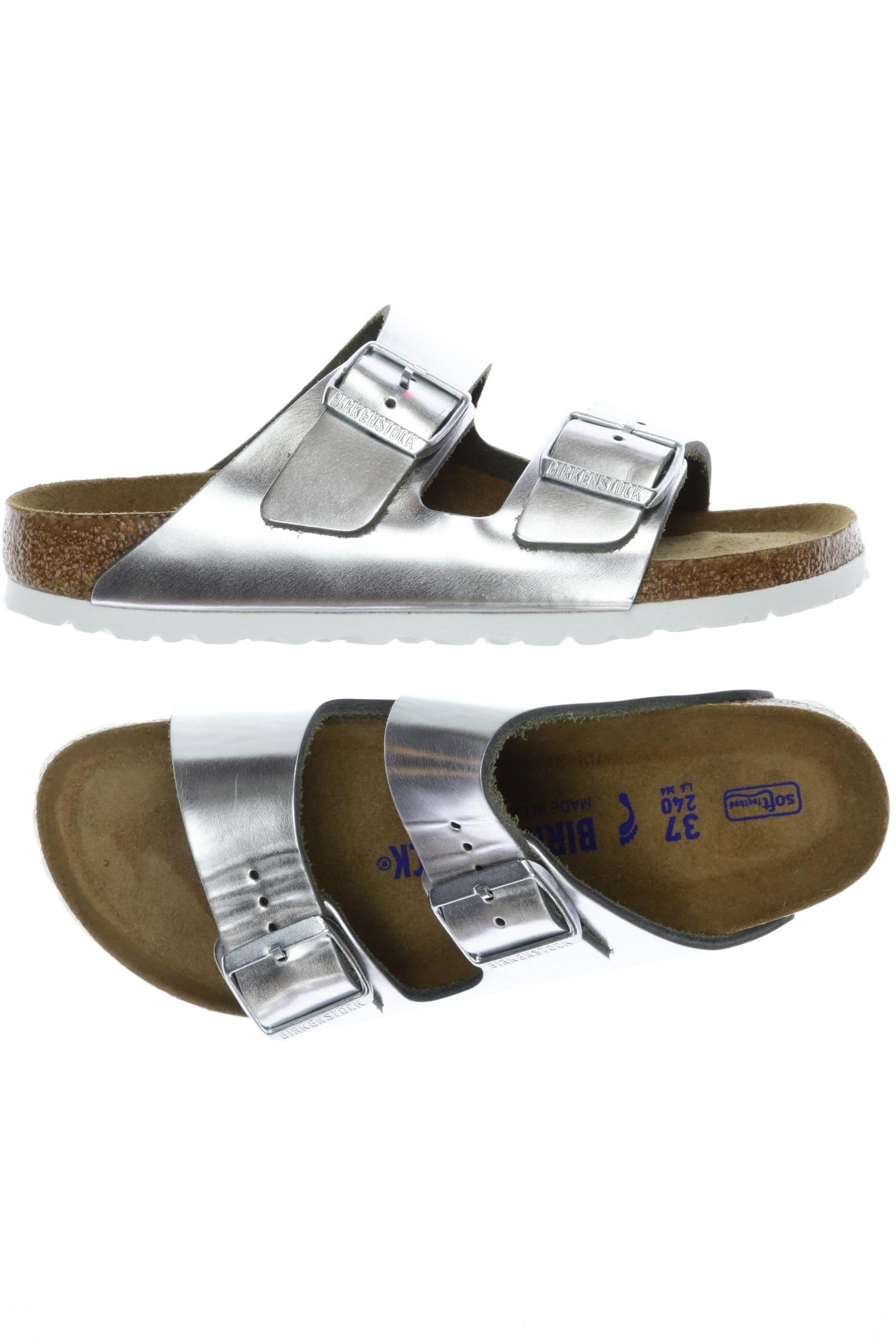 

Birkenstock Damen Sandale, silber, Gr. 37