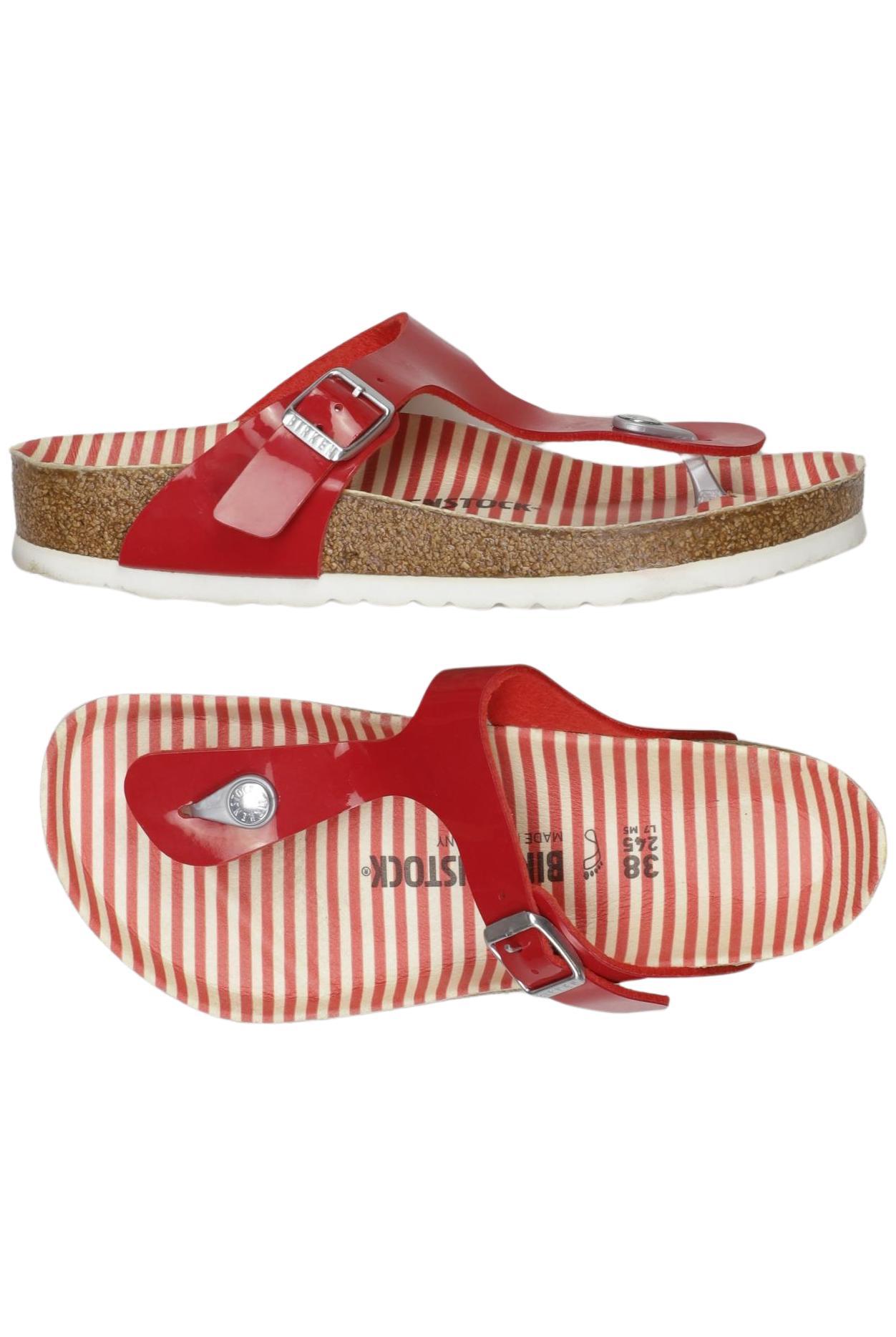 

Birkenstock Damen Sandale, rot, Gr. 38
