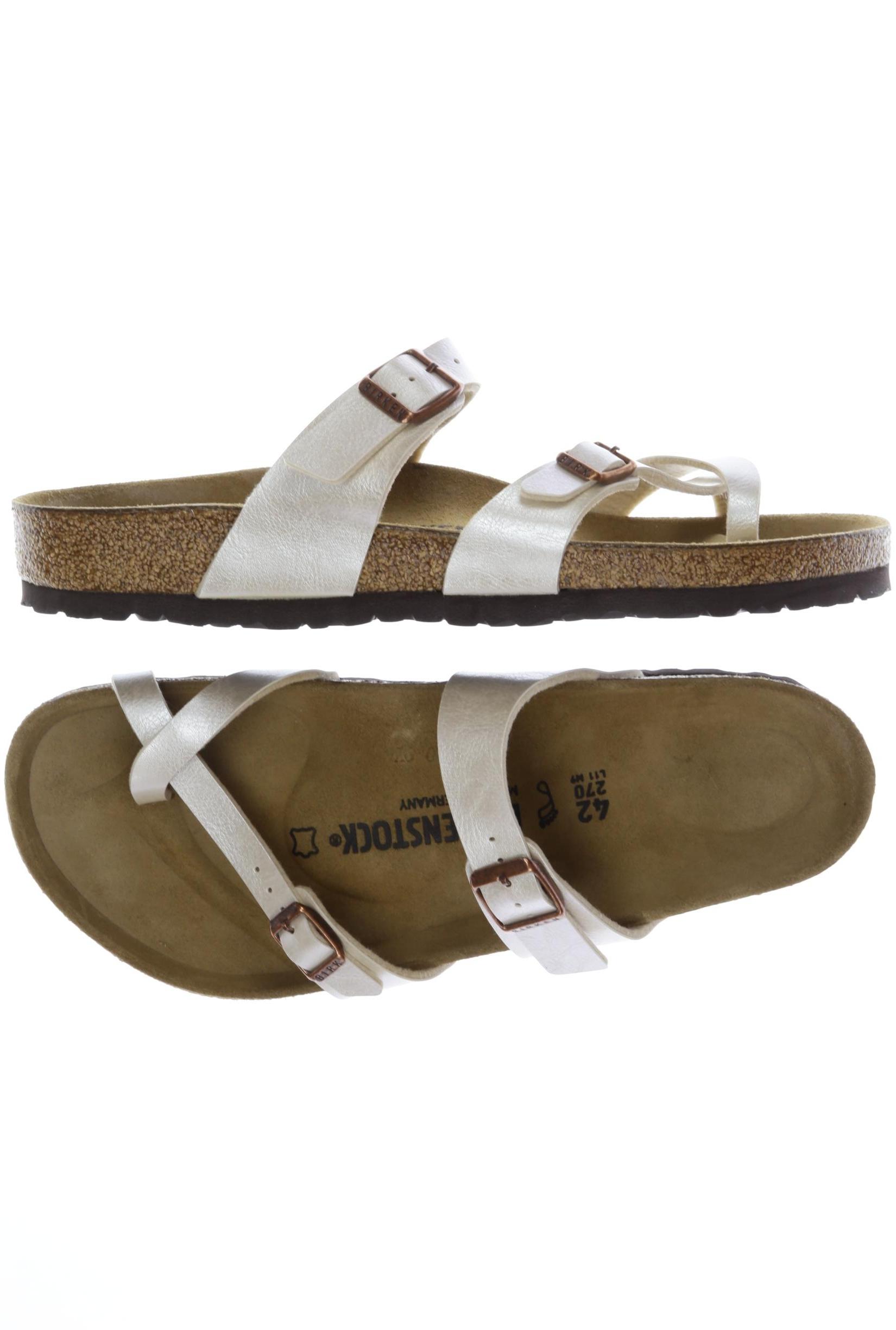 

Birkenstock Damen Sandale, cremeweiß, Gr. 42