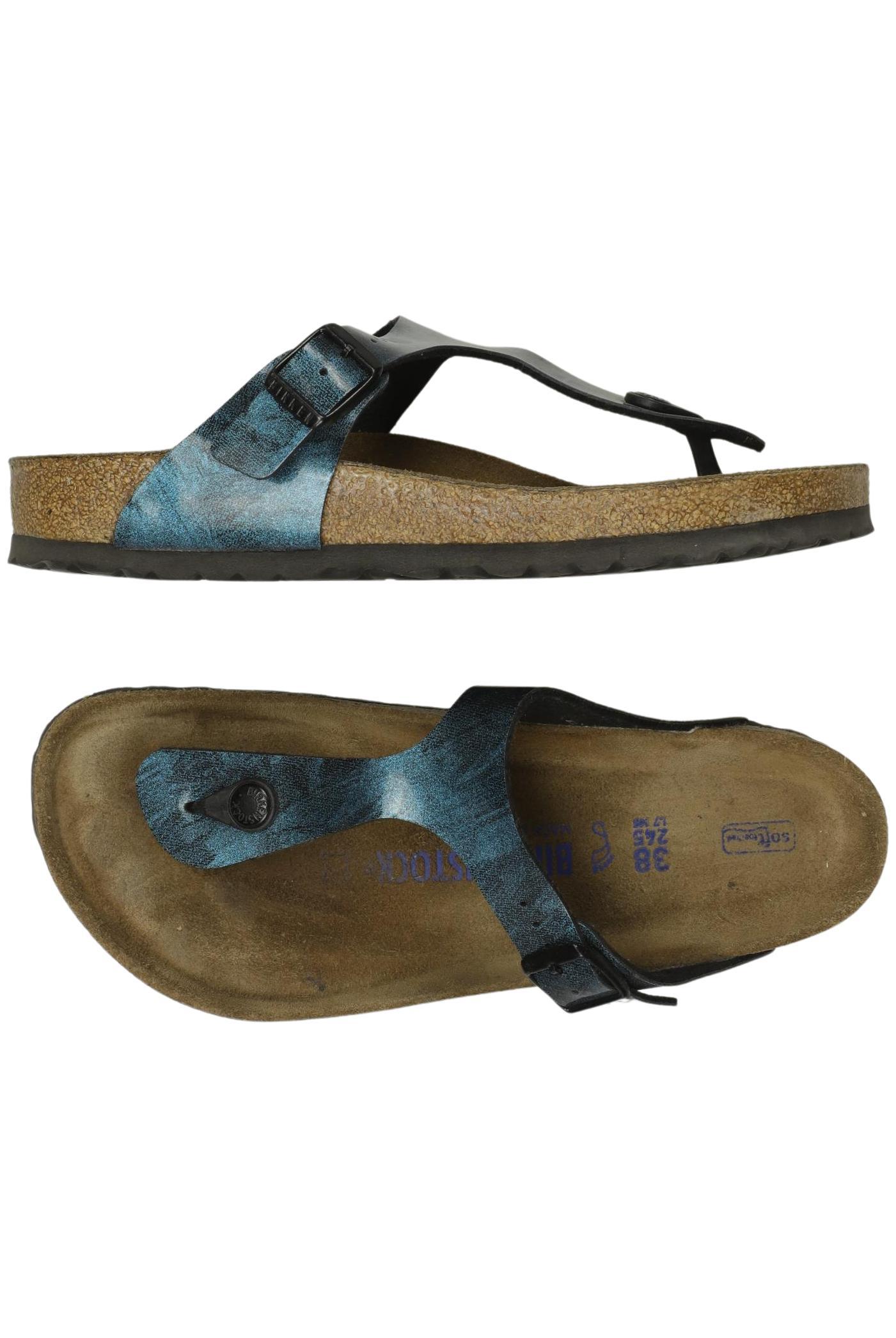 

Birkenstock Damen Sandale, blau, Gr. 38