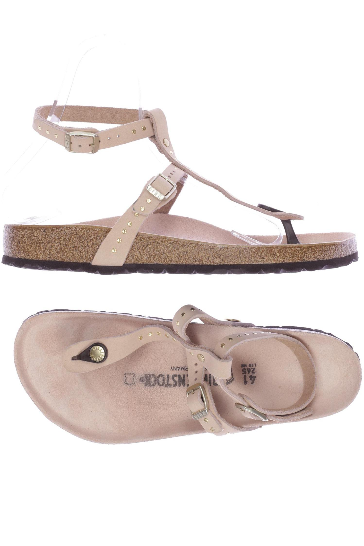 

Birkenstock Damen Sandale, beige, Gr. 41