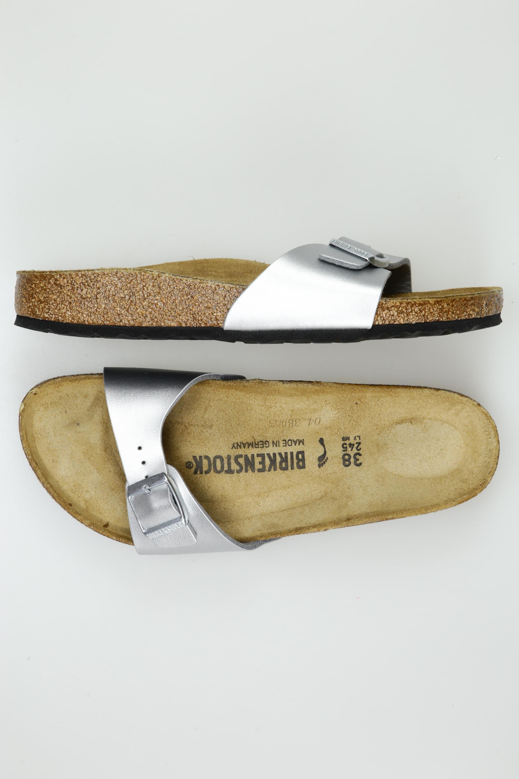 

Birkenstock Damen Sandale, silber, Gr. 38